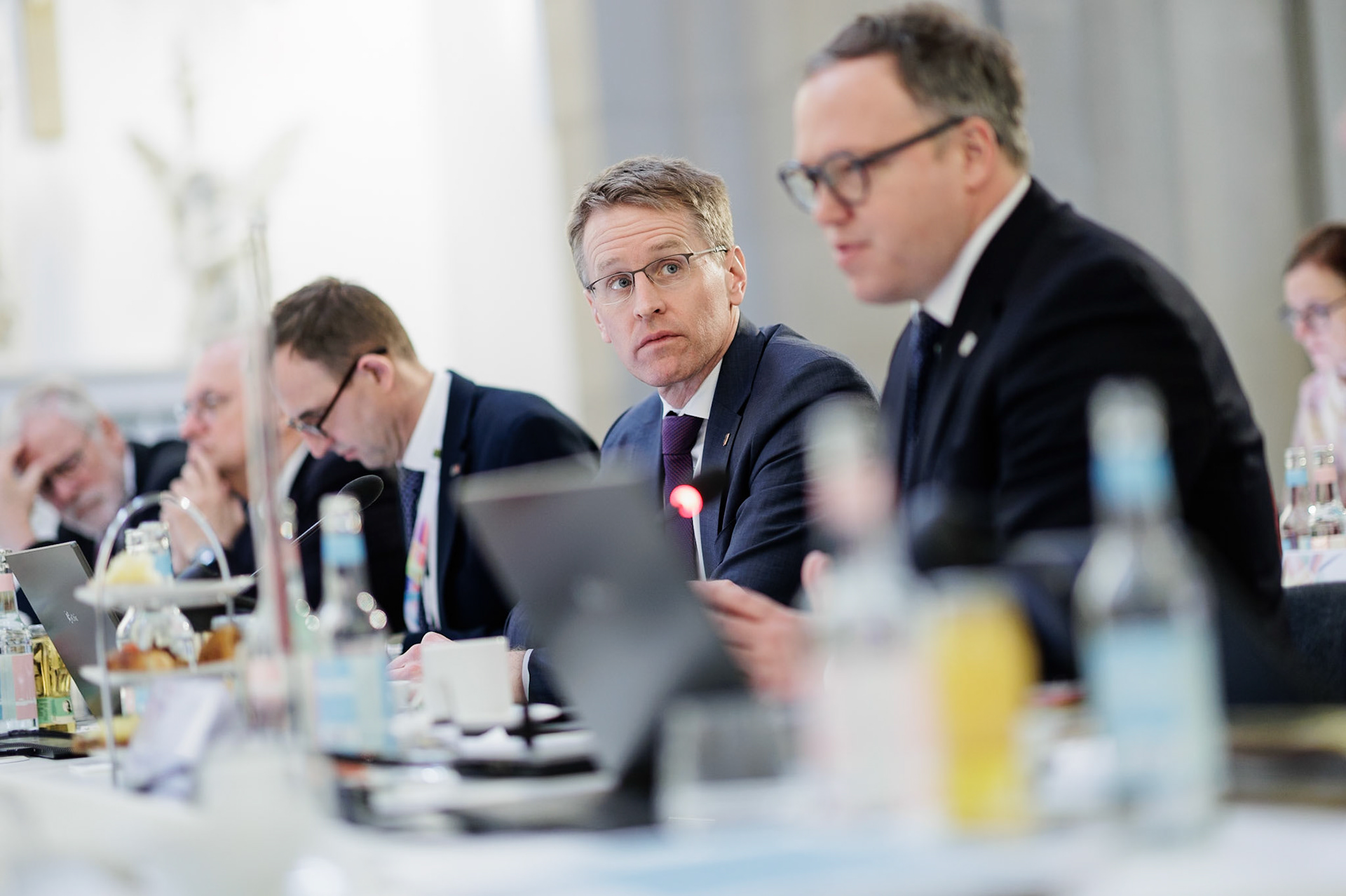 Ministerpräsidentenkonferenz in Berlin, 12.03.2025, fotografiert für die Sächsische Staatskanzlei