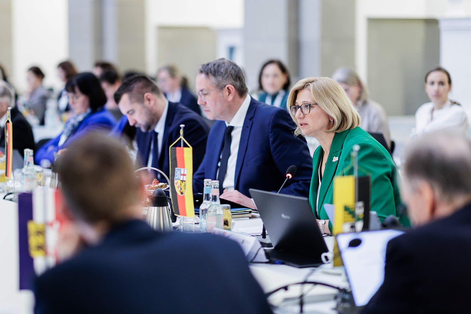 Ministerpräsidentenkonferenz in Berlin, 12.03.2025, fotografiert für die Sächsische Staatskanzlei