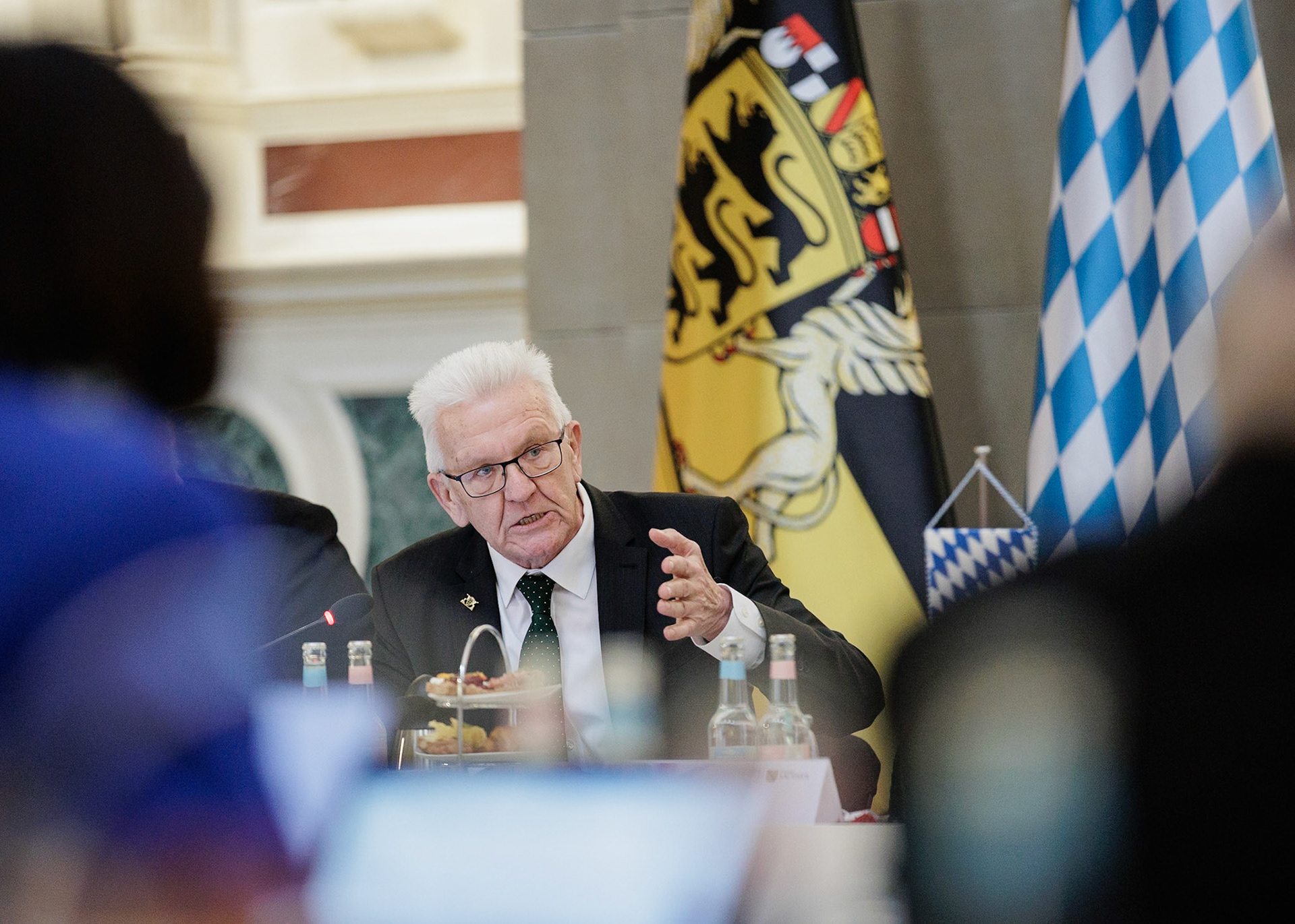 Ministerpräsidentenkonferenz in Berlin, 12.03.2025, fotografiert für die Sächsische Staatskanzlei