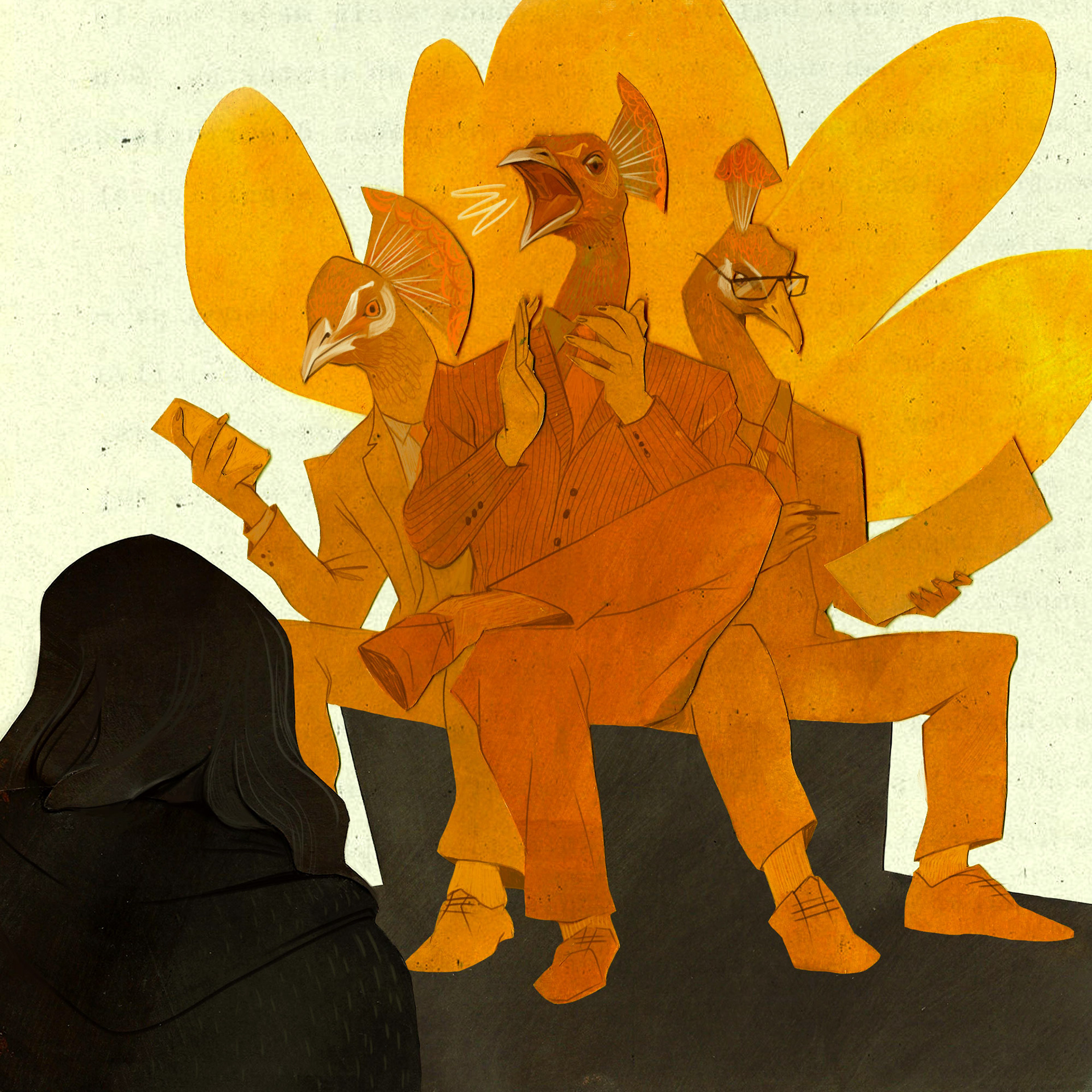 die verpeilte // Illustration für Interviewbeitrag