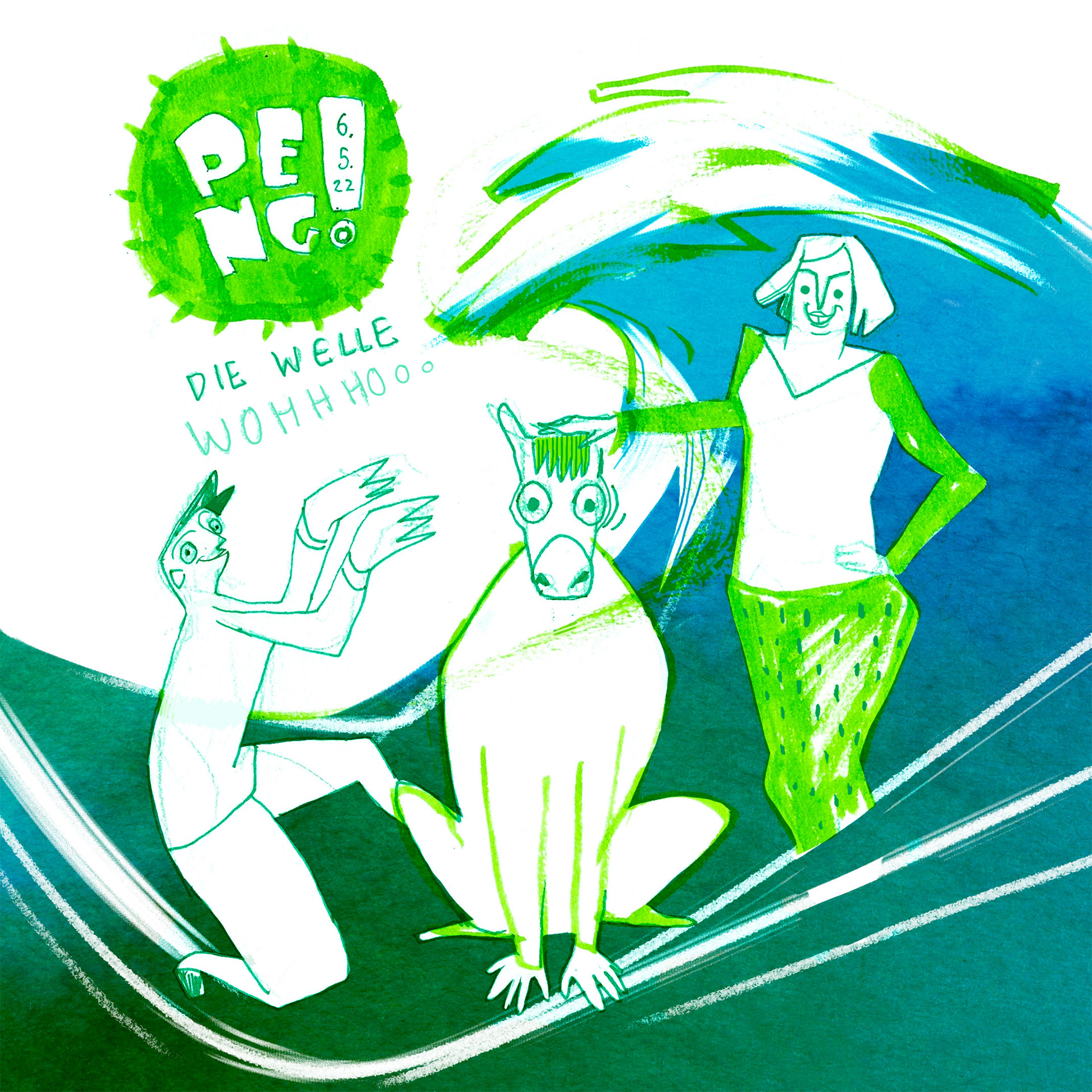Peng! Improtheater // Live Illustration