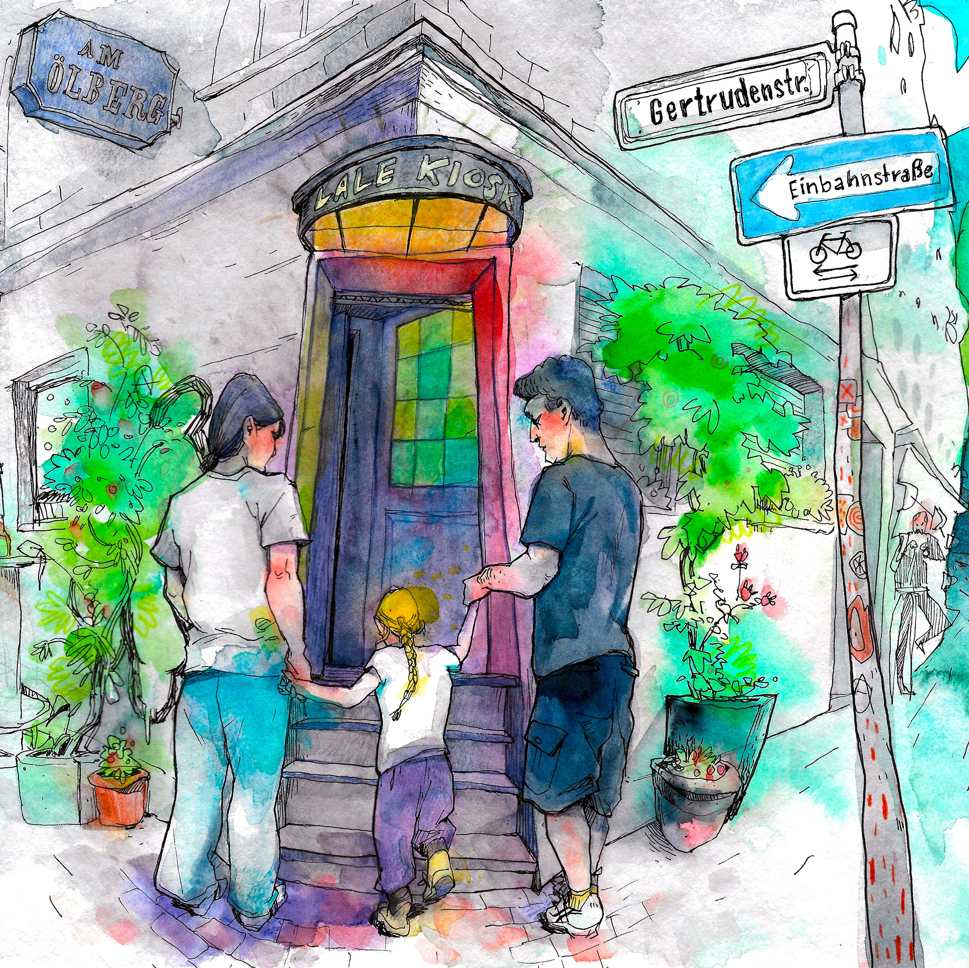 Urban Sketching // Lale Kiosk