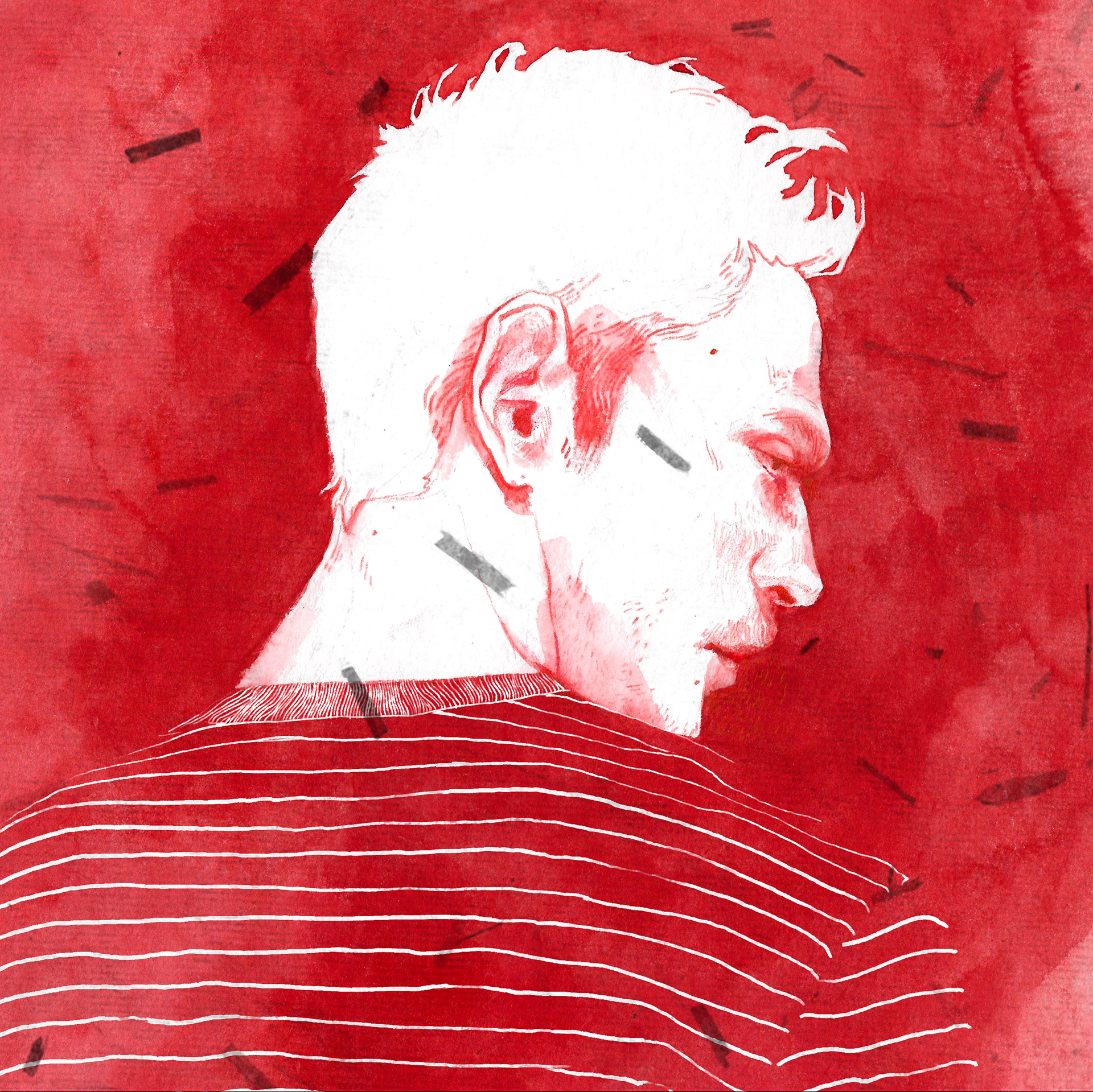 Stranger // Aquarell auf Büttenpapier