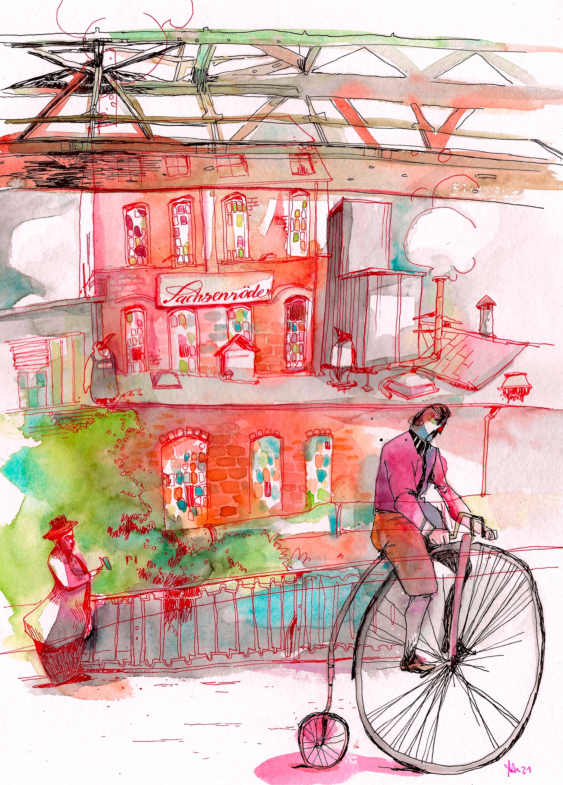 Urban Sketching // Wuppertal/Münster