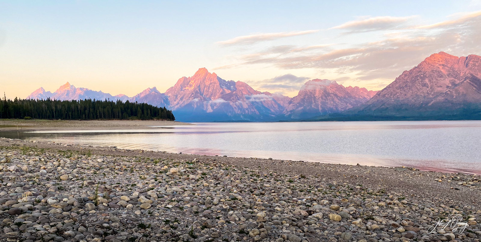 SUNRISE AT JACKSON LAKE | WYOMING