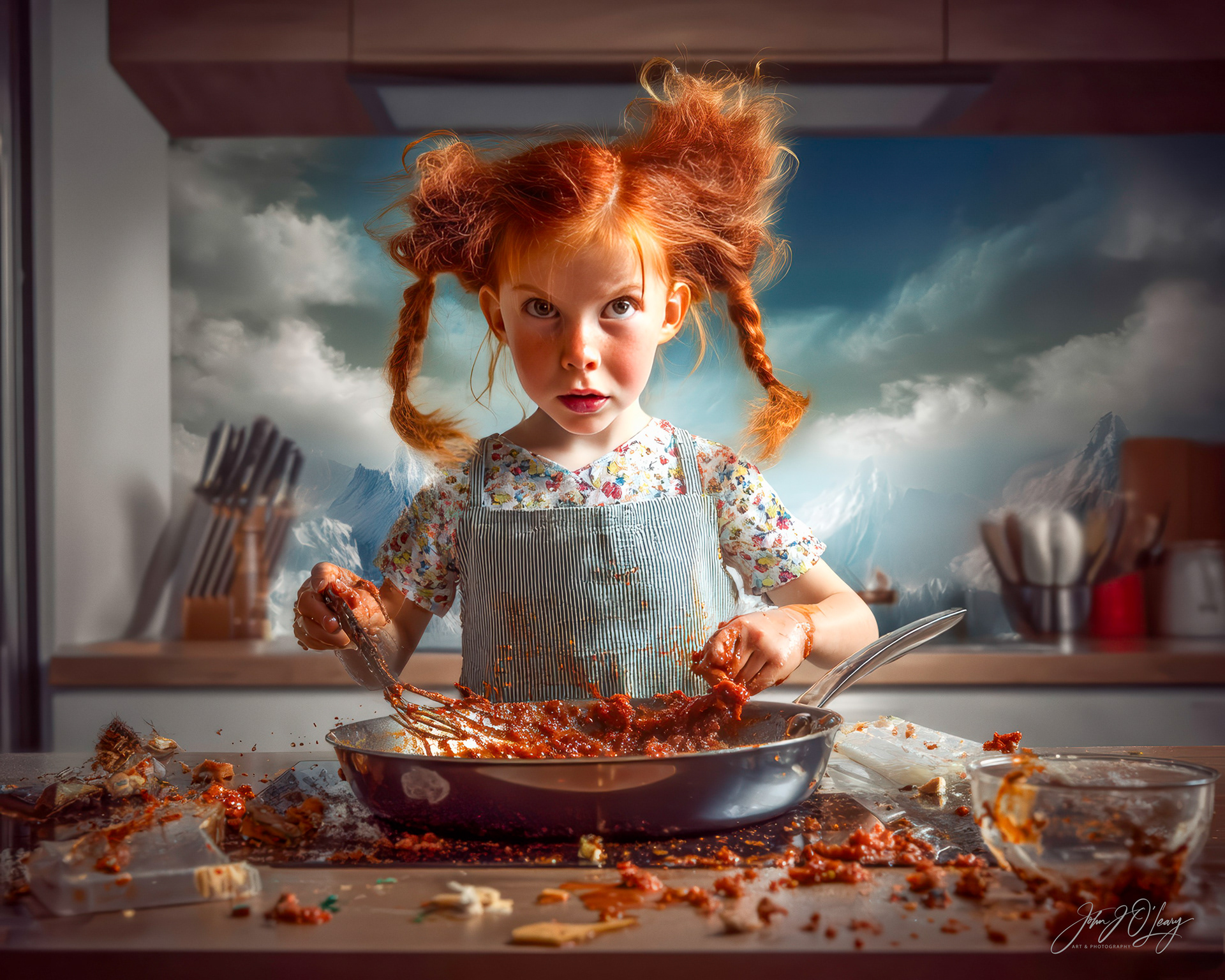 COOKING DINNER FOR MOM