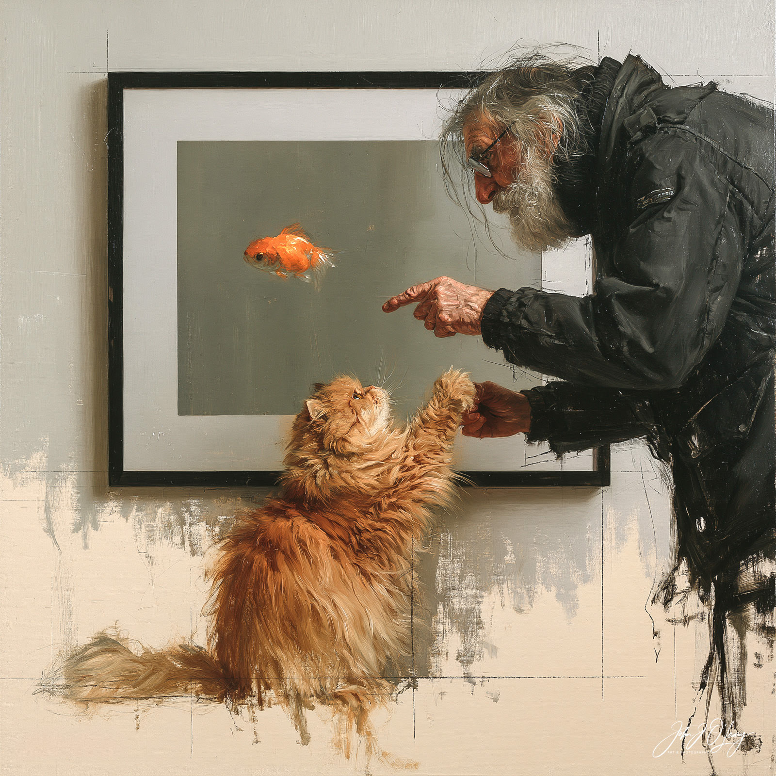 SCOLDING THE CAT