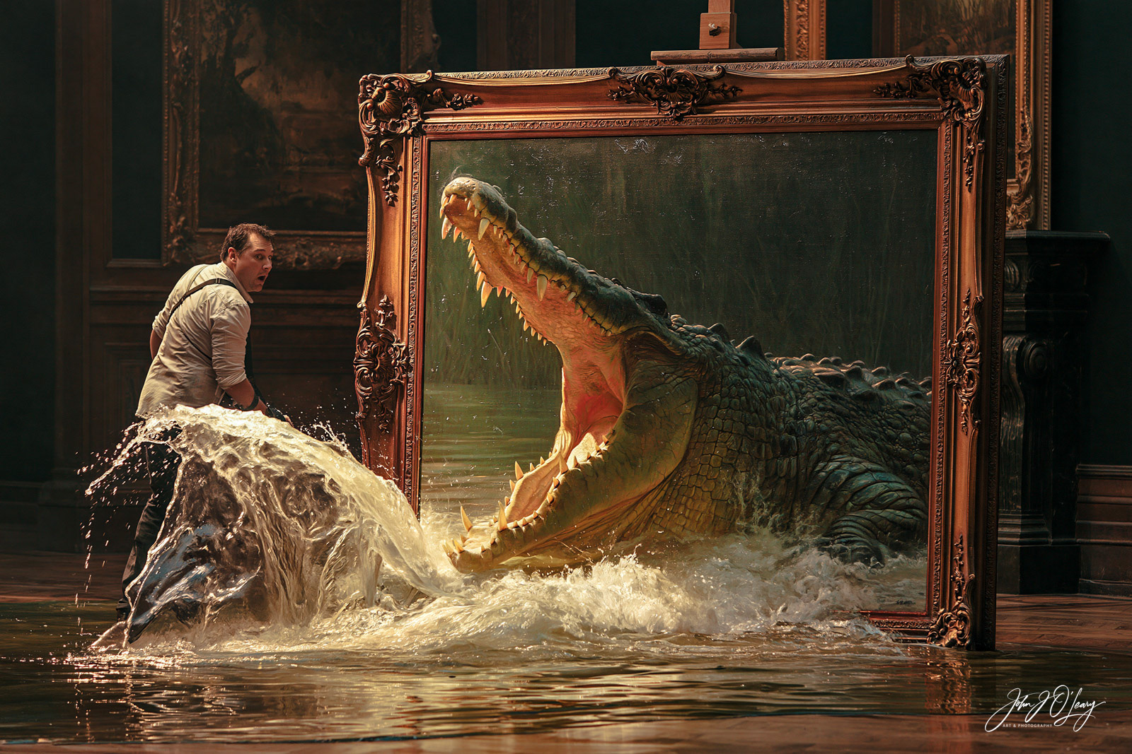 TROMPE L'OEIL - ALLIGATOR
