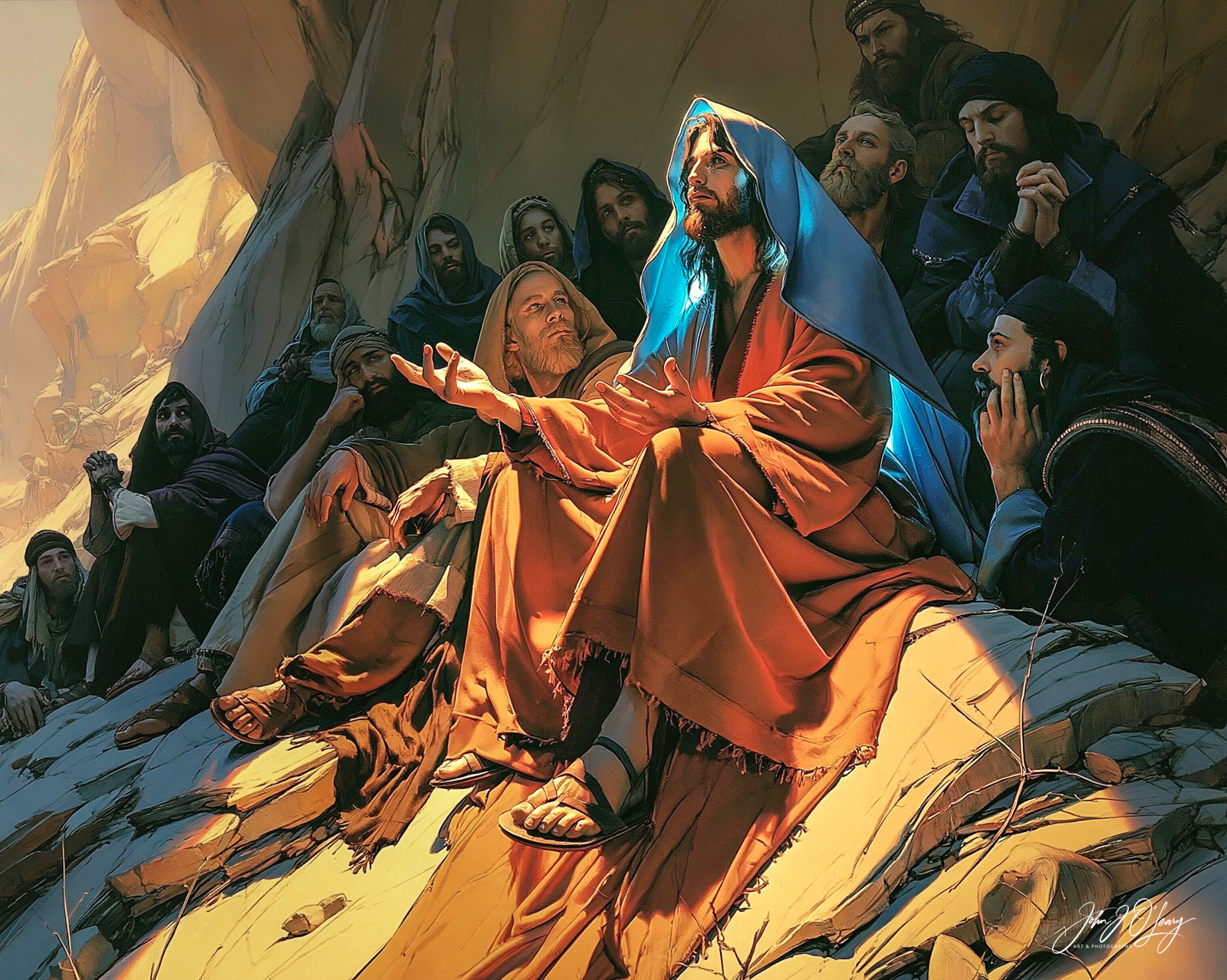 JESUS TEACHING THE DISCIPLES