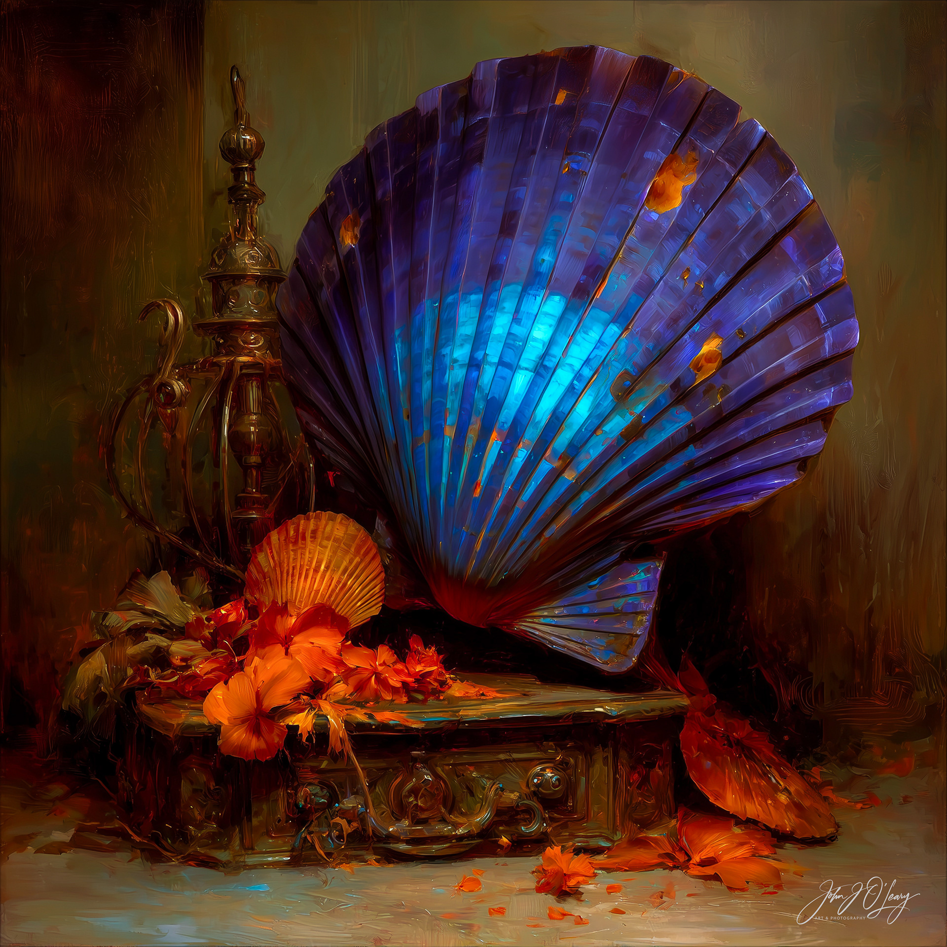 SEASHELL STILL LIFE