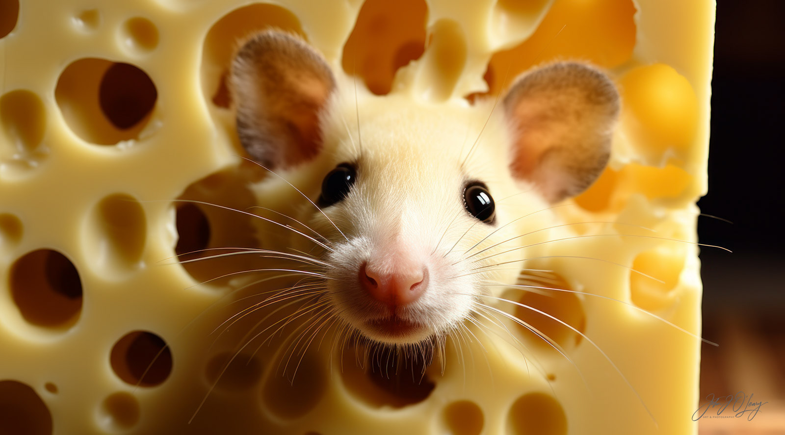 MOUSE IN SWISS CHEESE