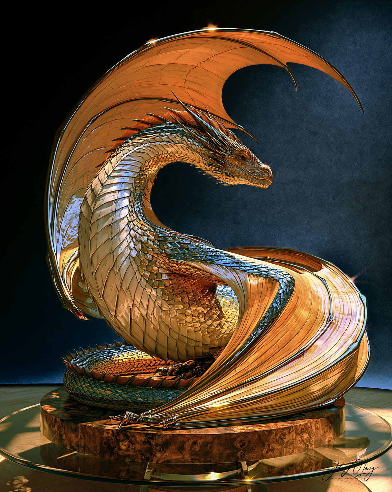 SCULPTURE - GAME OF THRONES DRAGON
