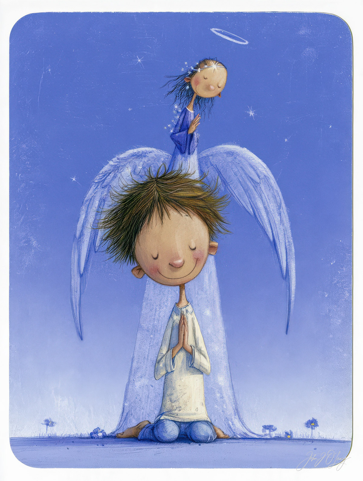 PRAYING WITH AN ANGEL