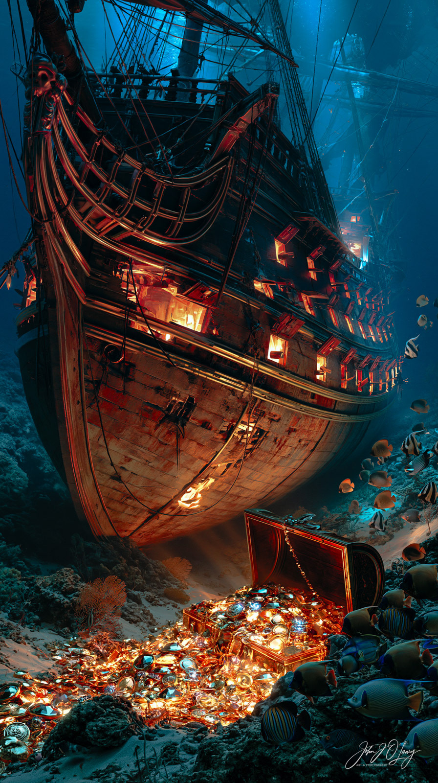 SUNKEN PIRATE SHIP