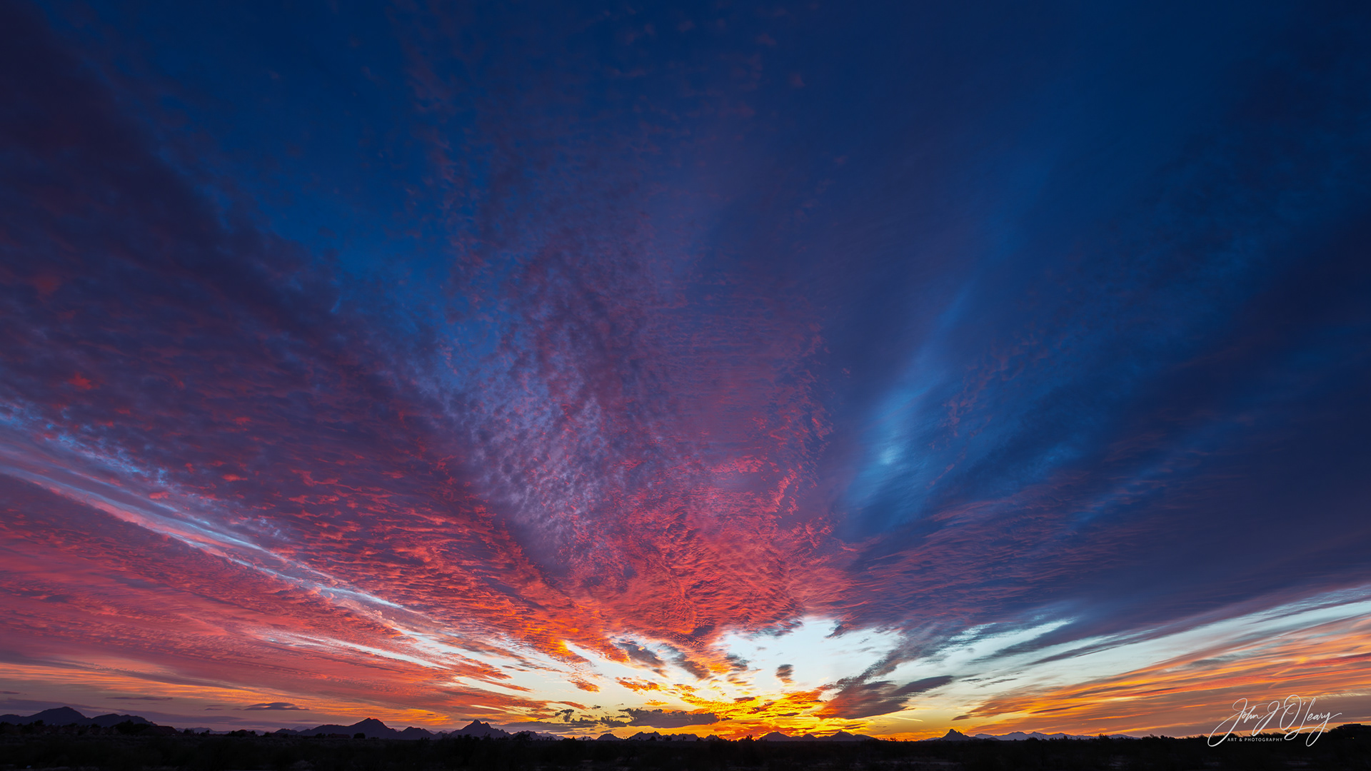 SPECTACULAR SUNSET SKY - ARIZONA