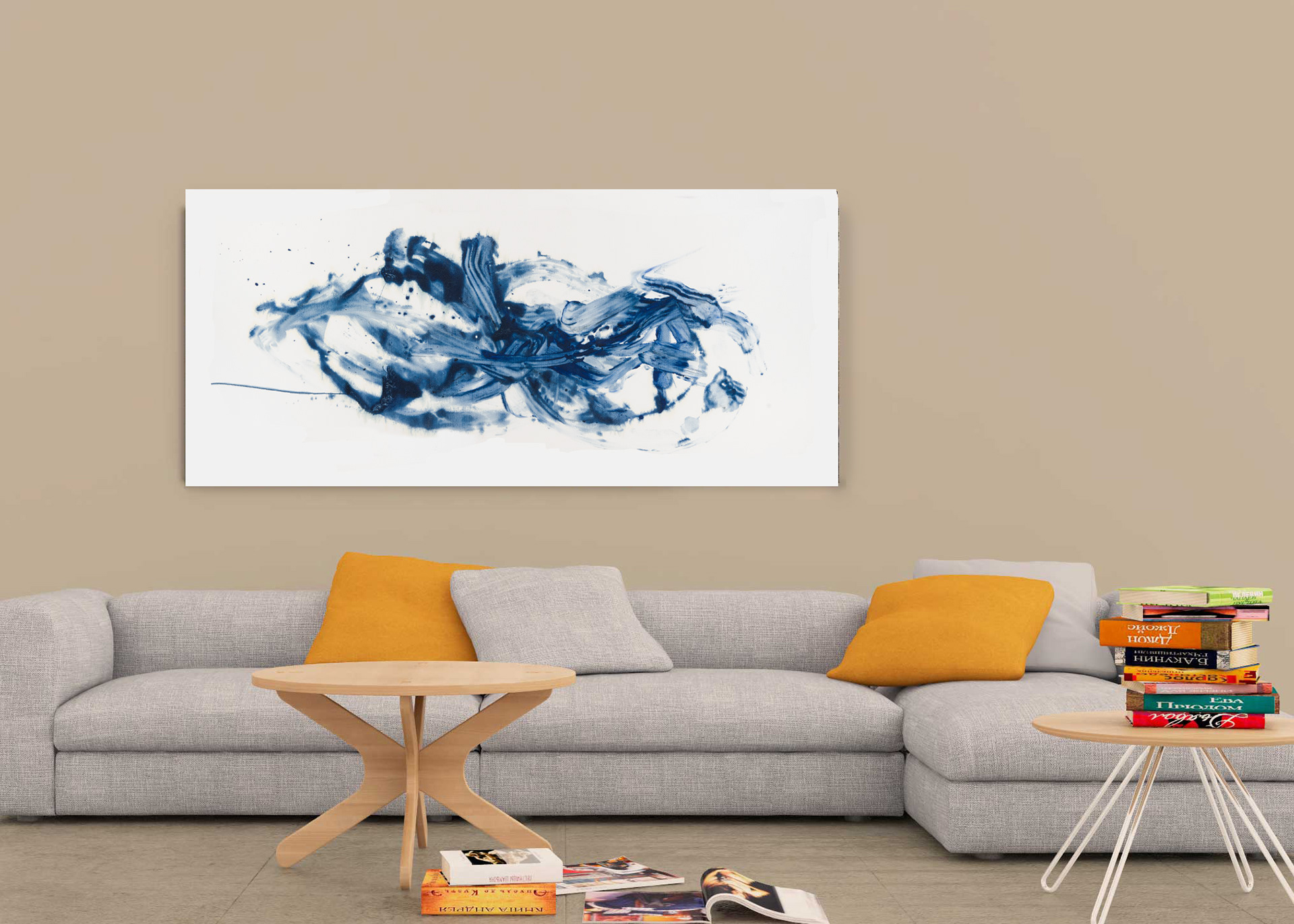 Original Art Size 2,5 x 1,5 m. All size prints available