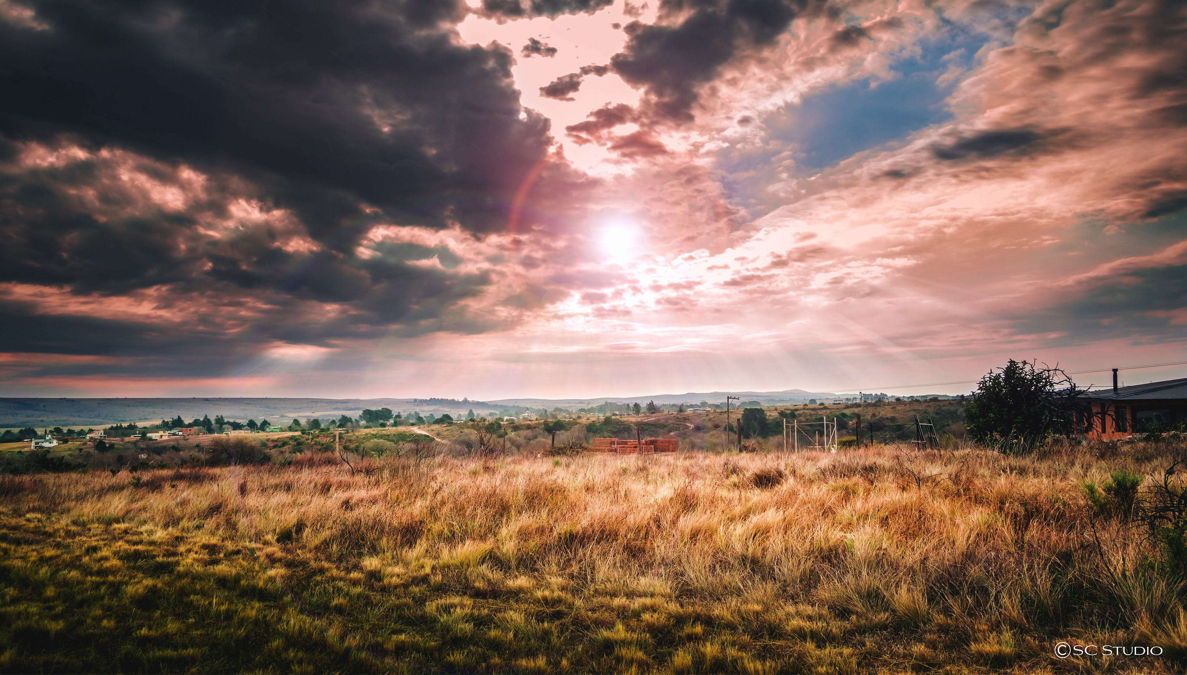Atardecer en Villa Giardino