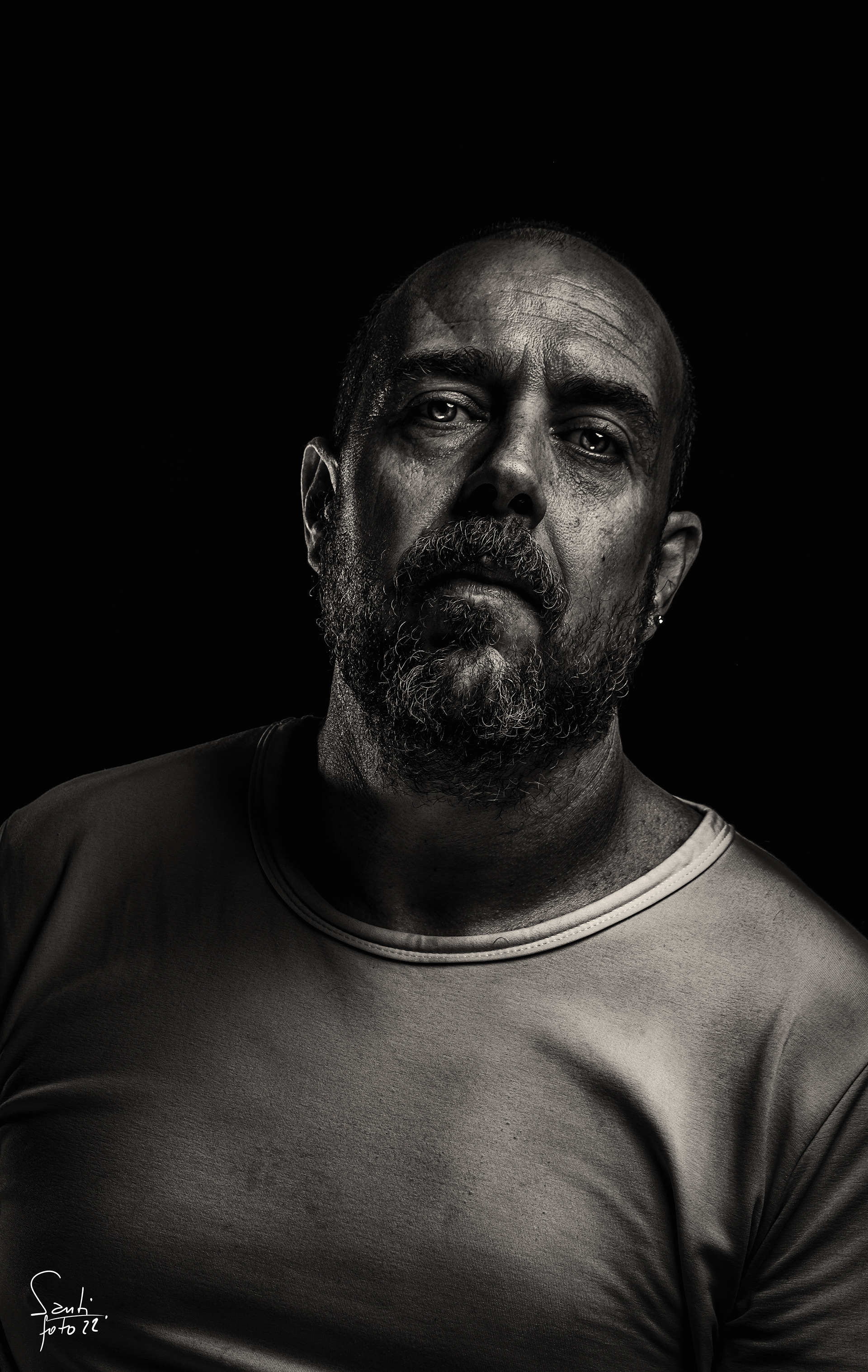 Autorretrato estilo dramático