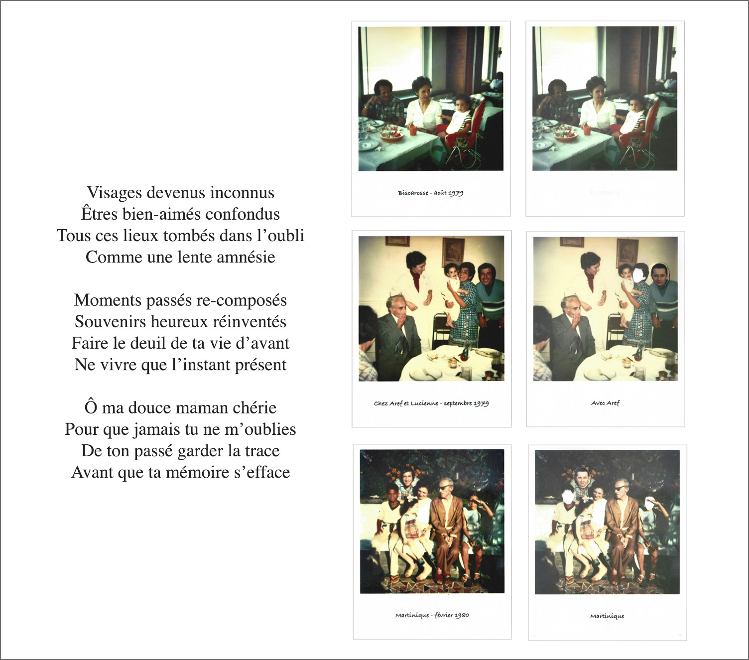 Extract of Recomposed memories