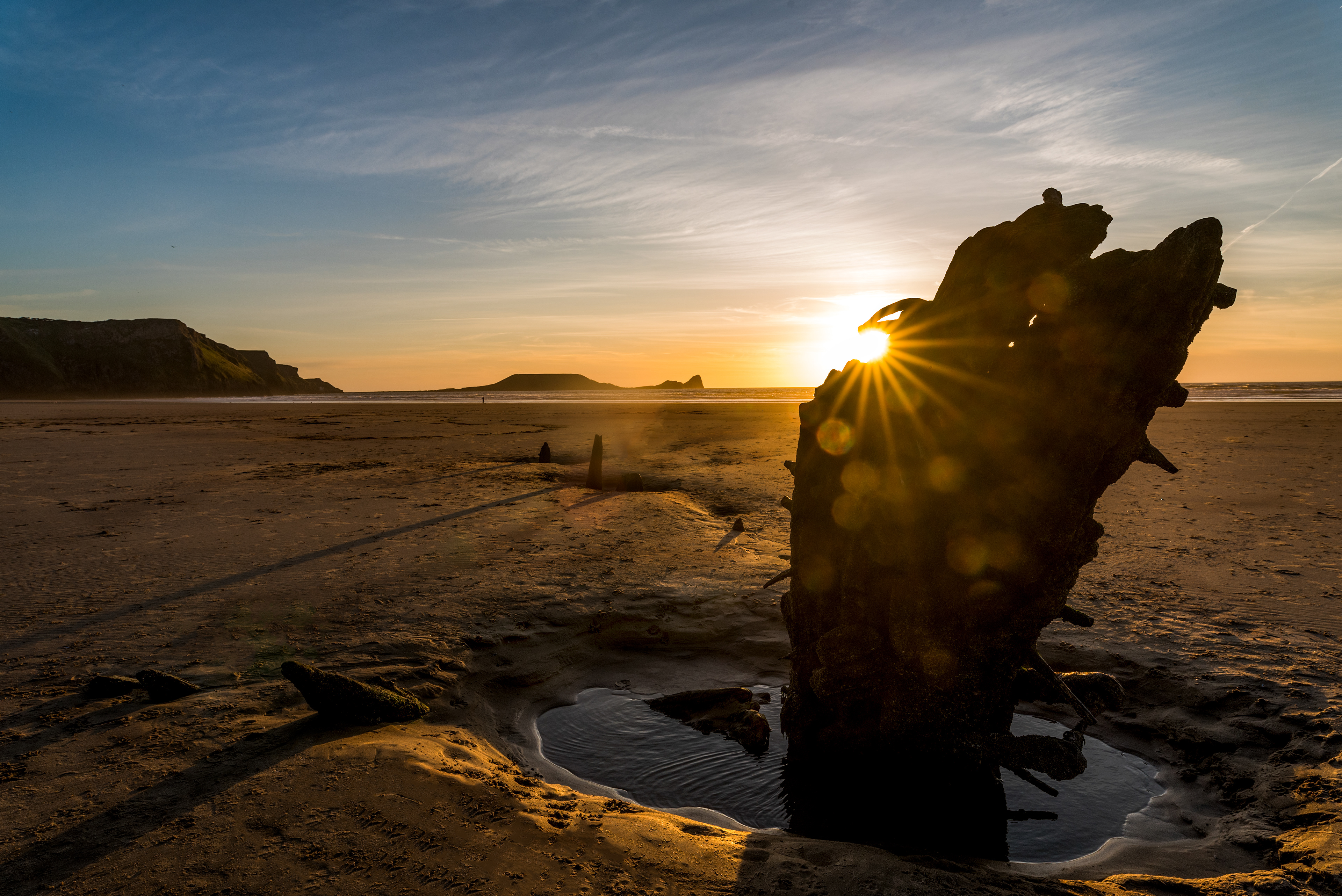 Helvetia Shipwreck, Rhossili Bay