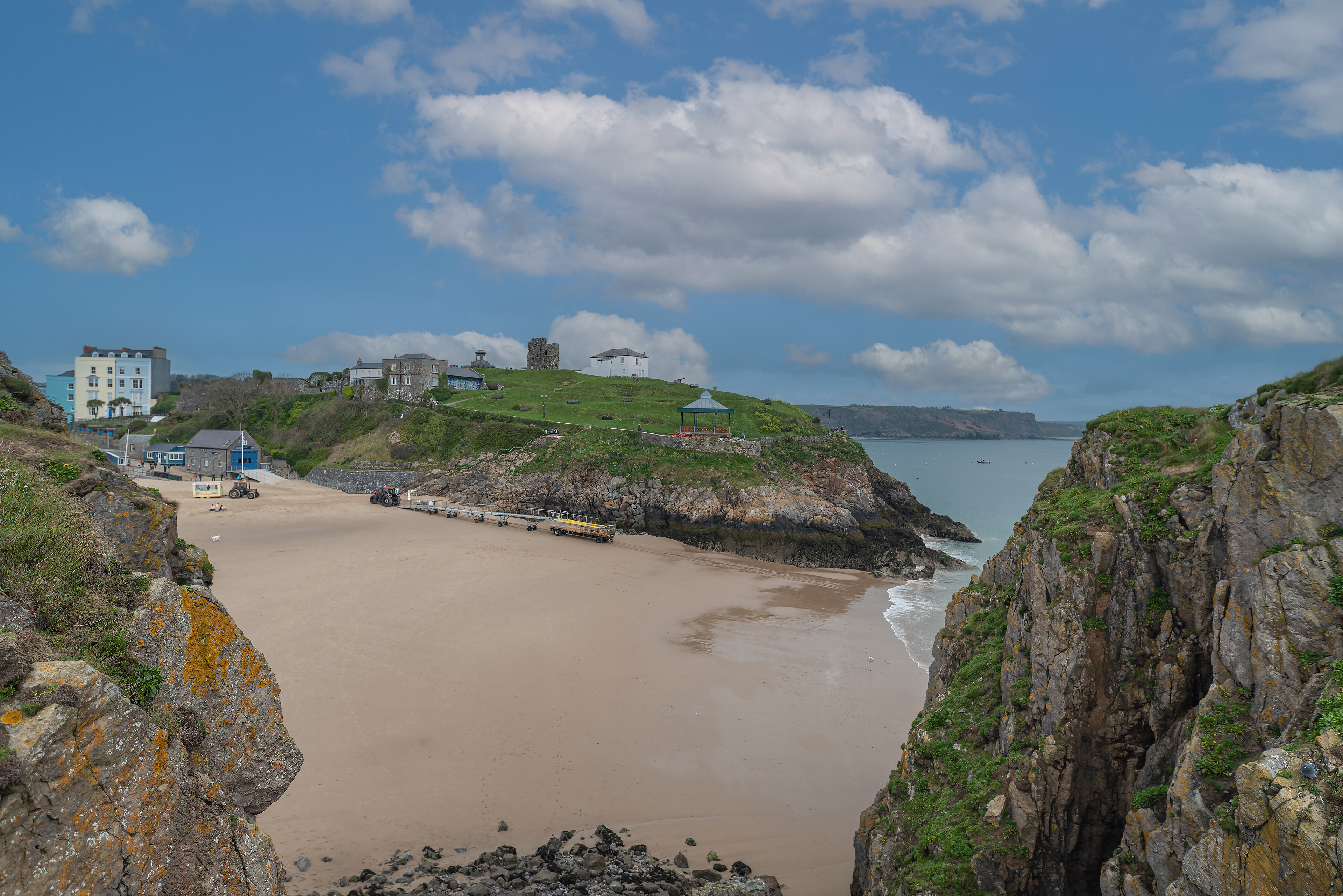 View of Tenby from St Catherine's Island