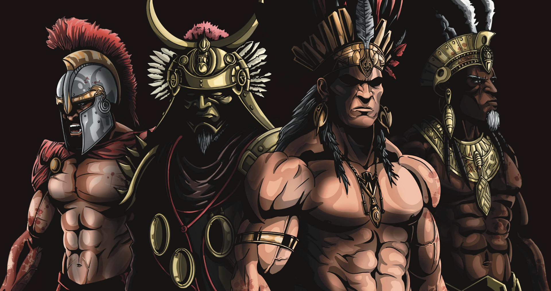 Illustration by James Younes - The 4 Kings
