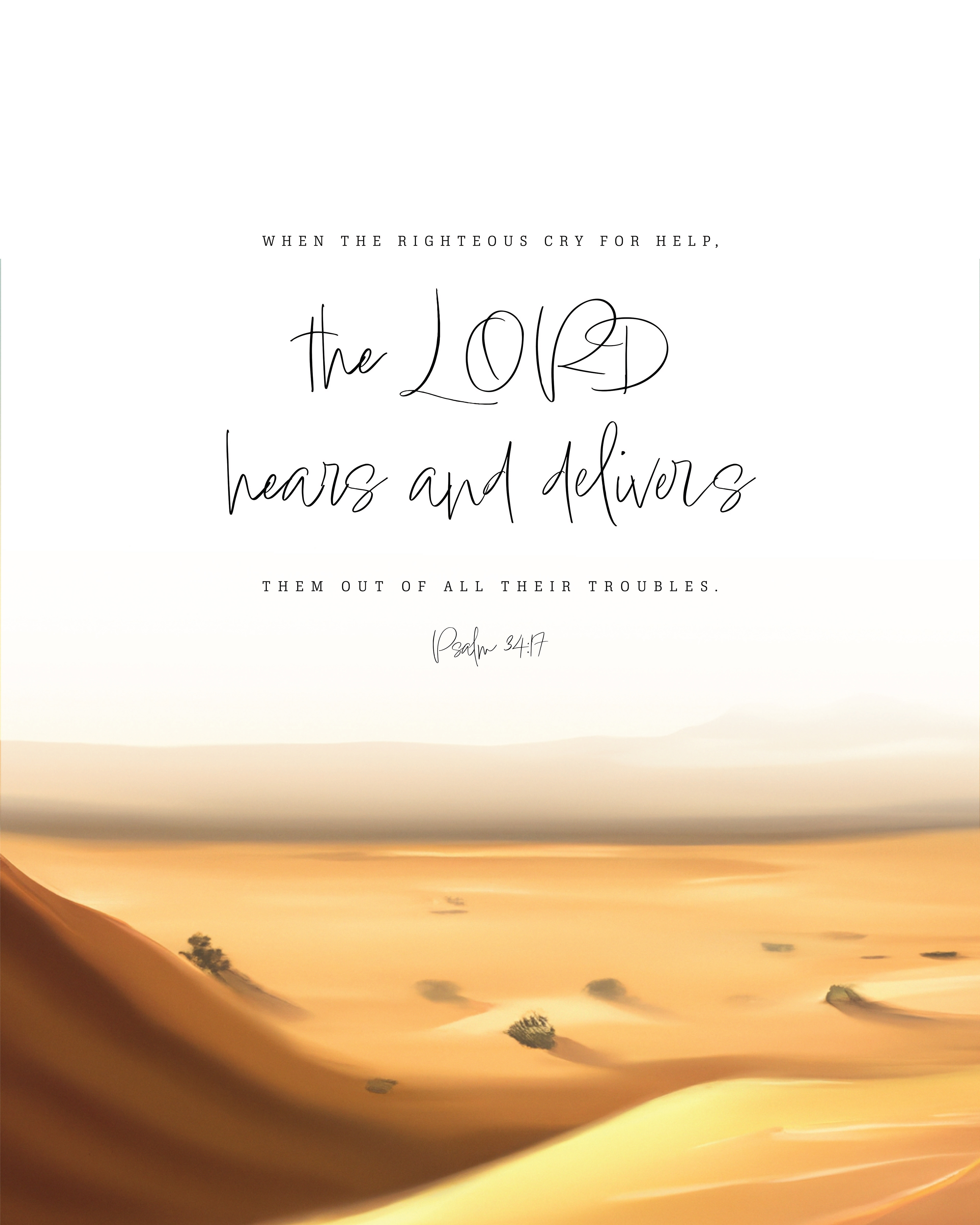 Psalm 34:17
