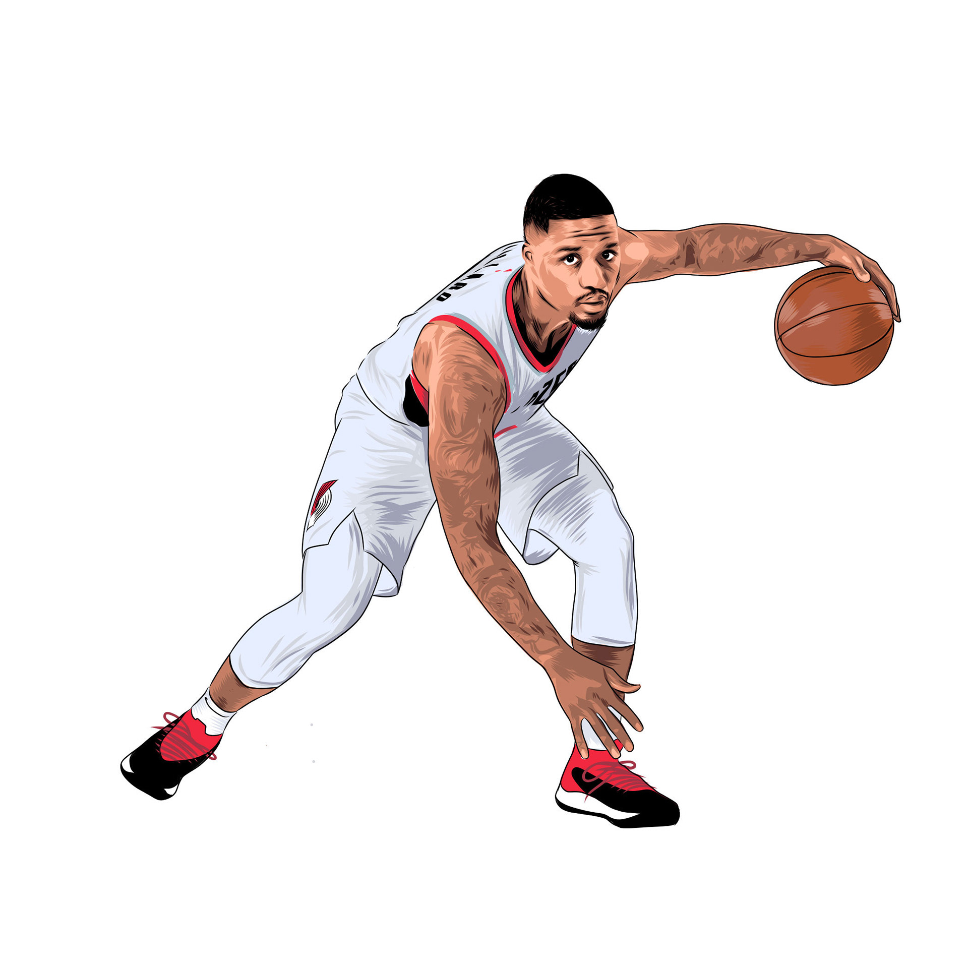 DAMIAN LILLARD ILLUSTRATION