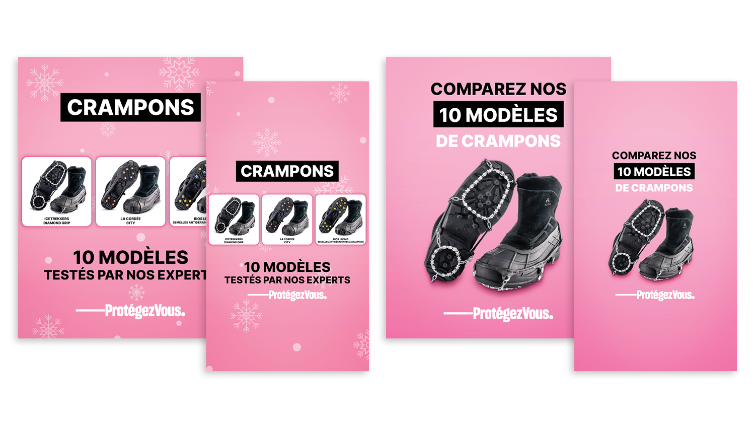 Les tests de Protégez-Vous - Les crampons