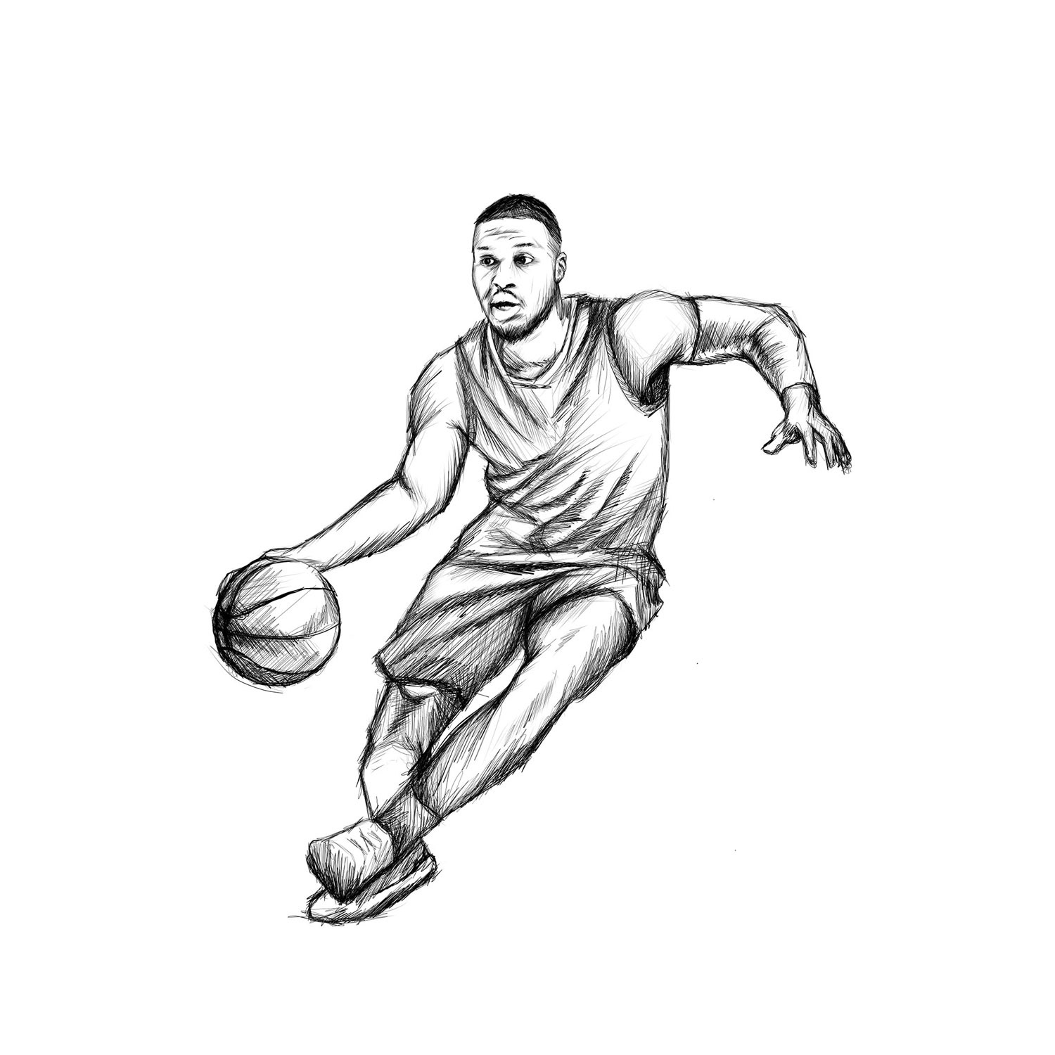 DAMIAN LILLARD ILLUSTRATION