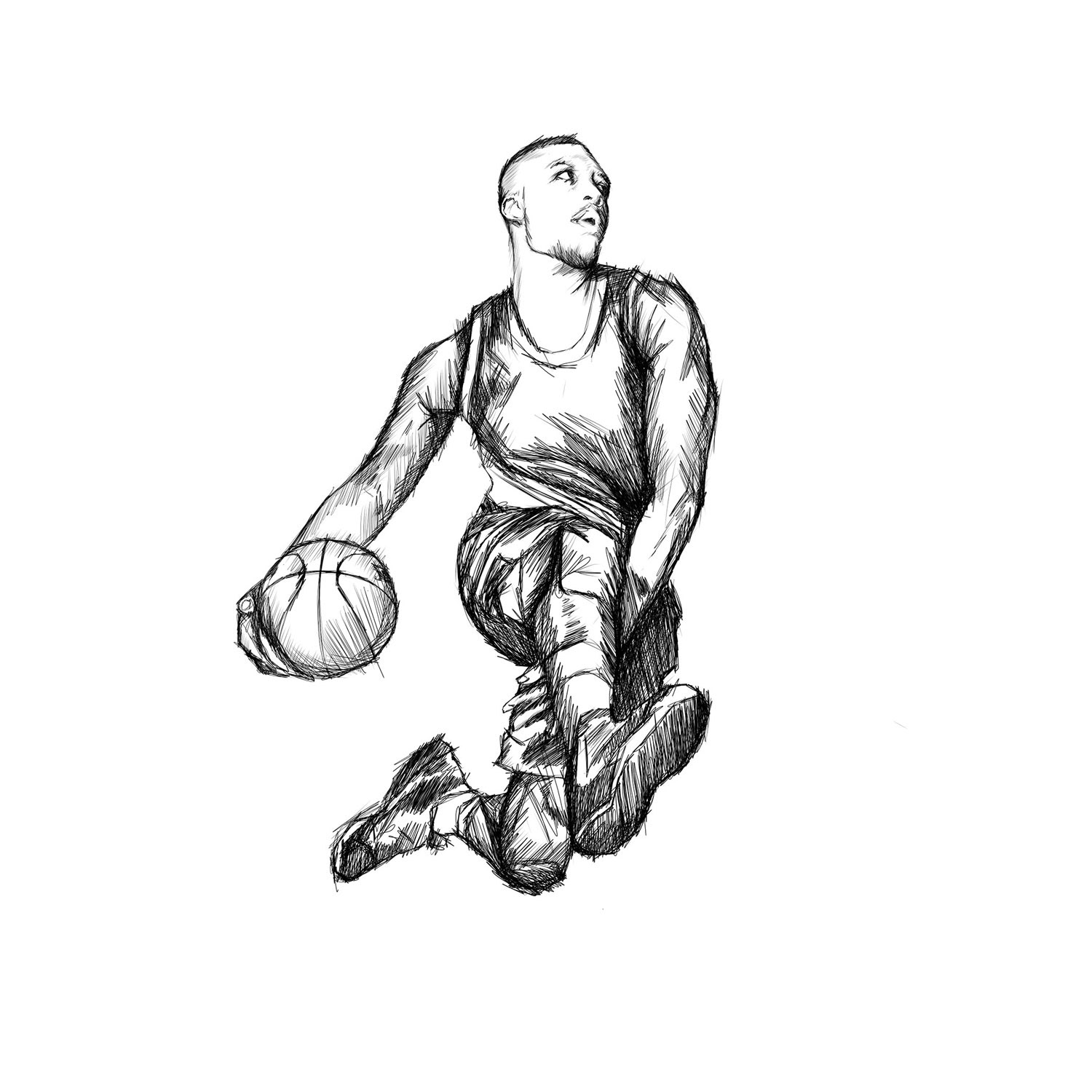 DAMIAN LILLARD ILLUSTRATION