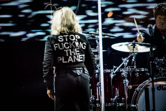 Debbie Harry with Blondie