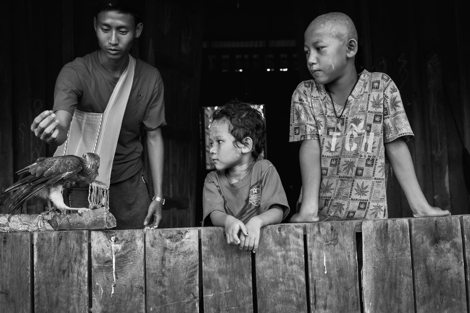 Ethnic Karen in Kayin State in Myanmar, Lae Gho village, June 2022