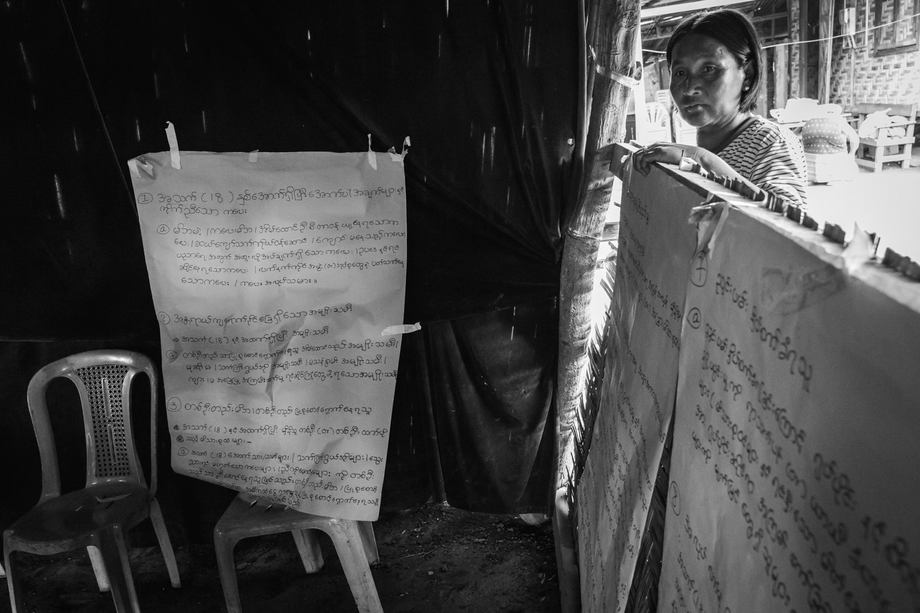 Livelihood training for Kachin returnees organised by the Kachin Baptist Convention (KBC). Ngwi Pyaw San Pya village in Myitkyina township, Myanmar, September 2019