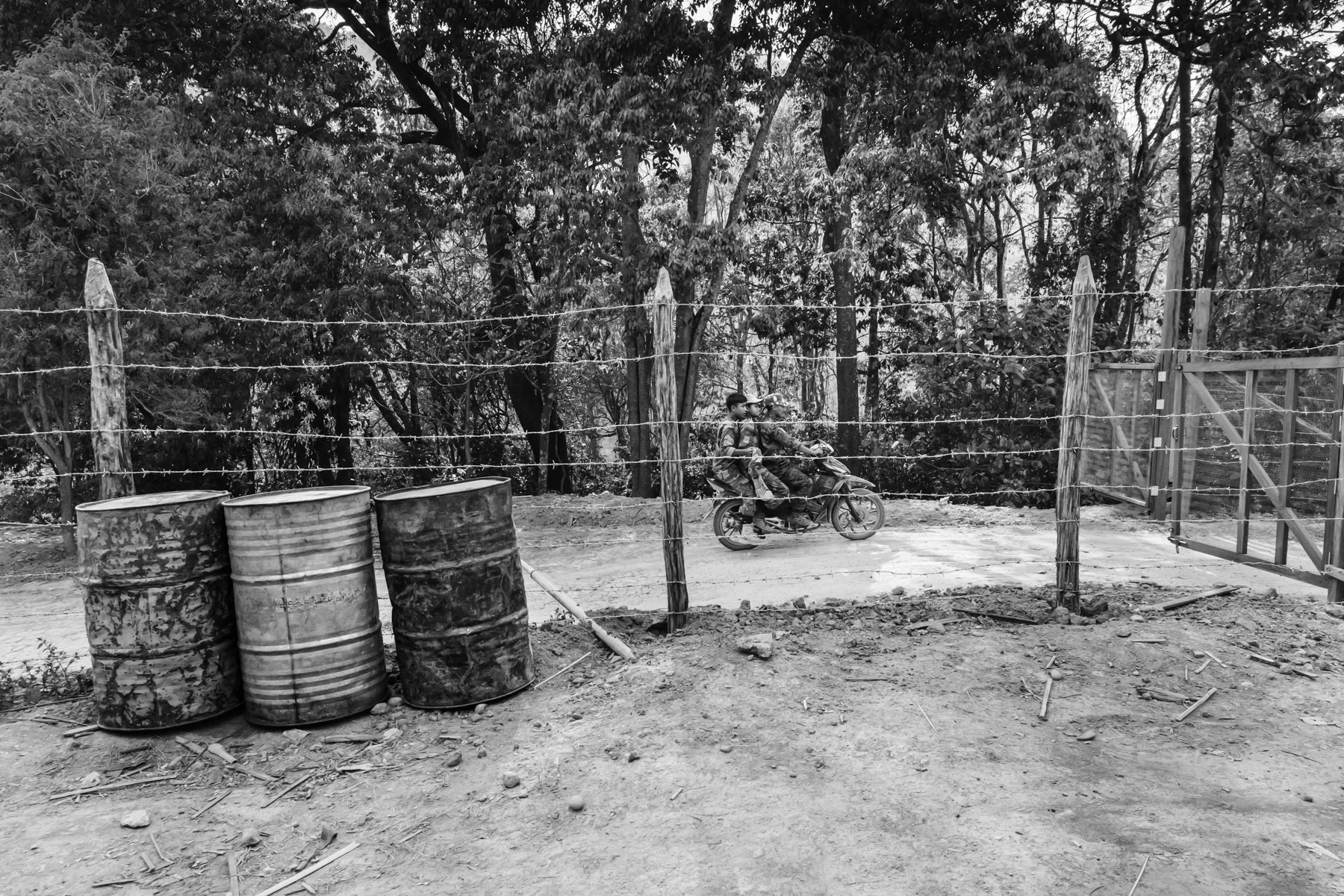 Chin National Army (CNA) HQ in Chinlung, Chin State, Myanmar, April 2024