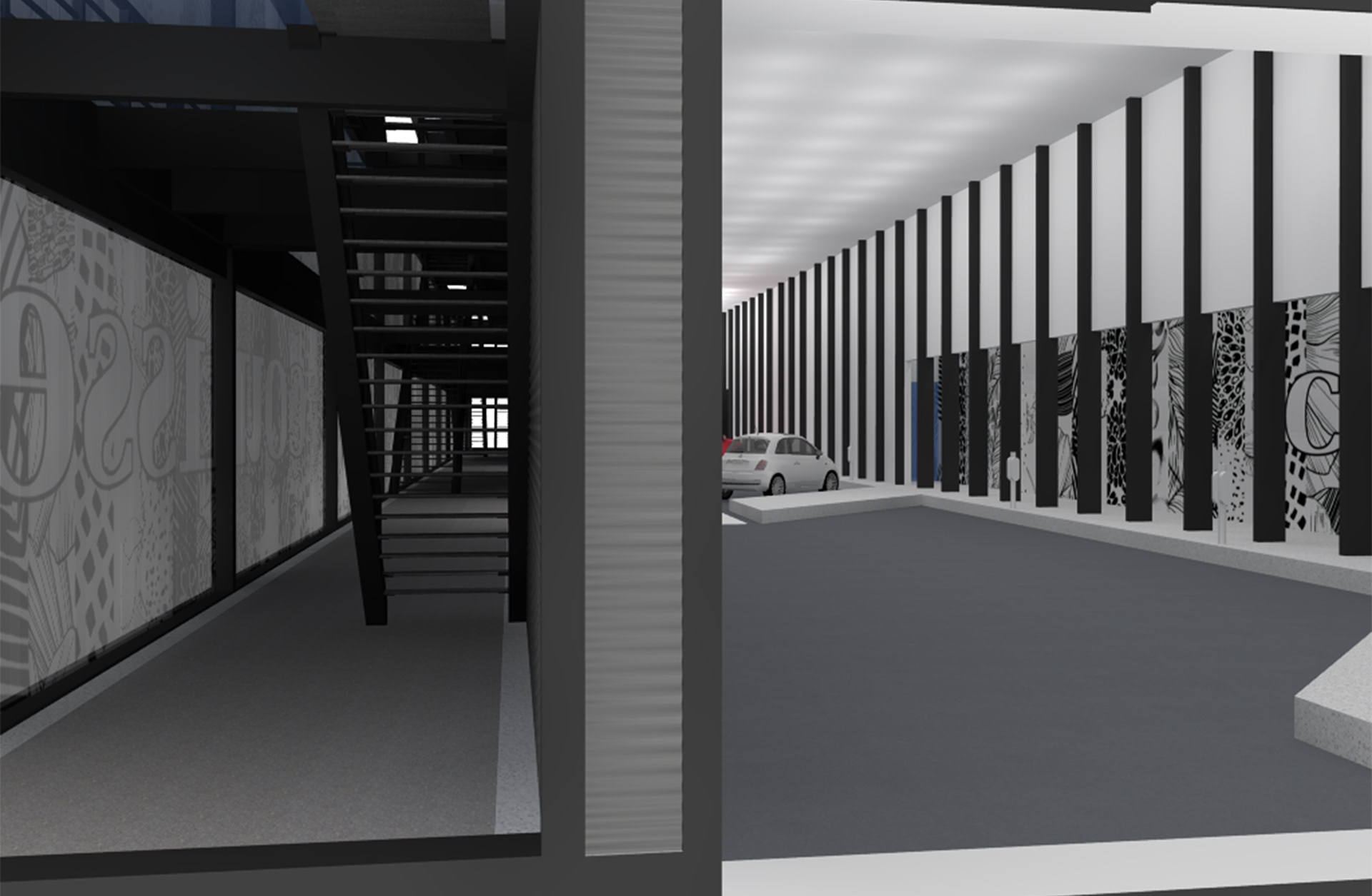 Ingang parkeergarage