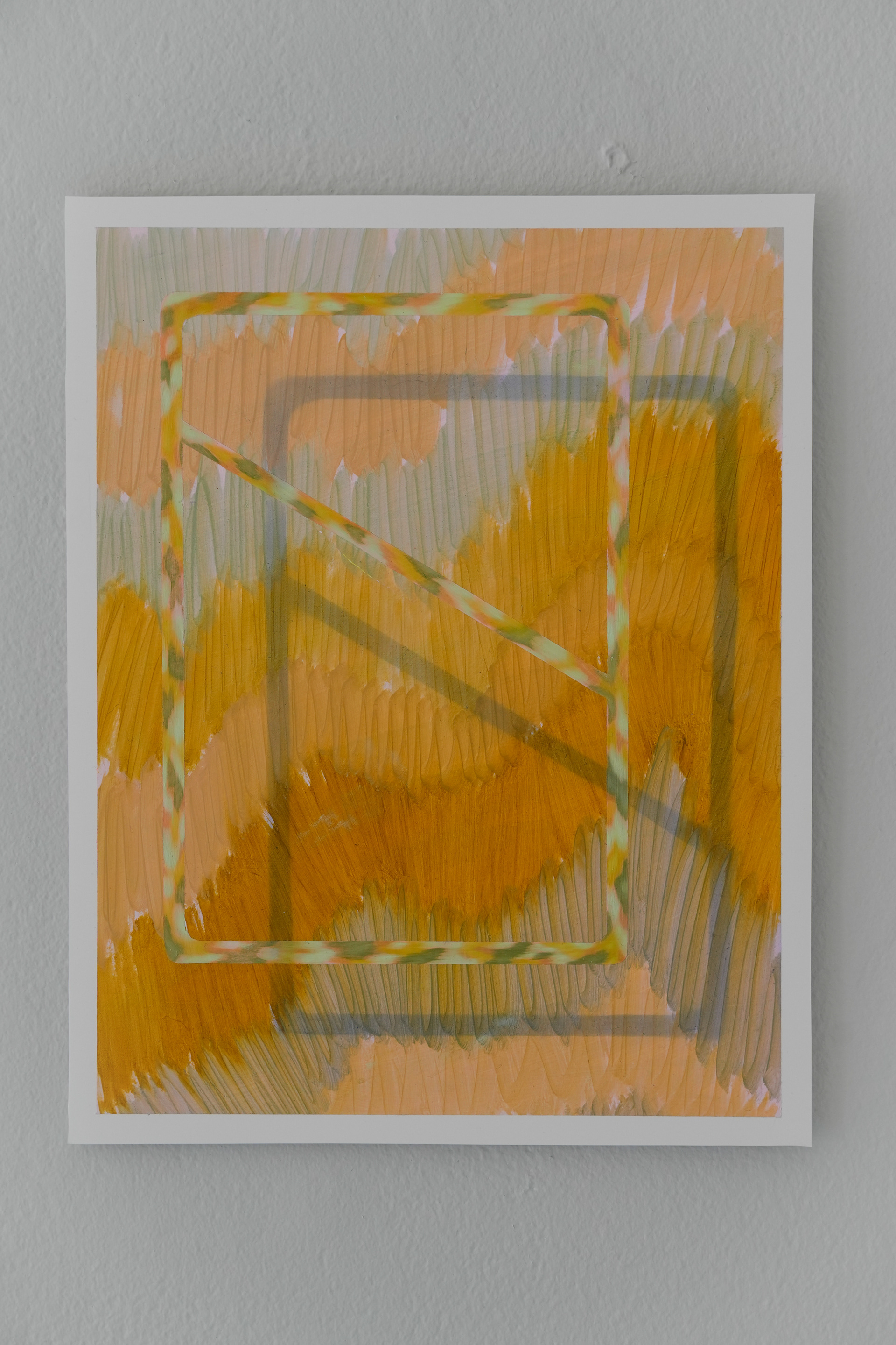 Chrystal Fisher, Shadow studies, 2023, oil on paper, 35.5 x 28