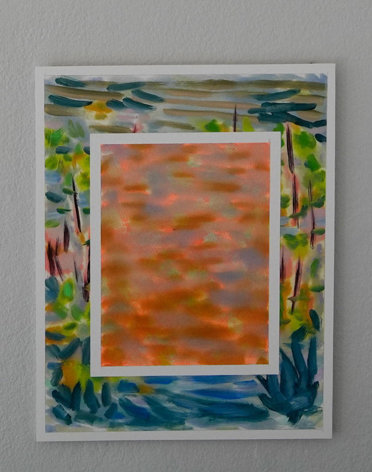 Chrystal Fisher, Double studies, 2023, oil on paper, 35.5 x 28 cm