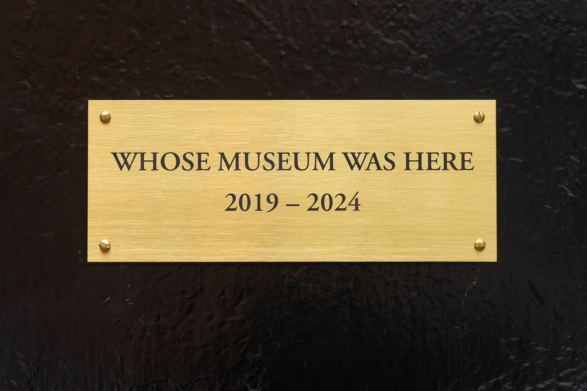 Whose Museum