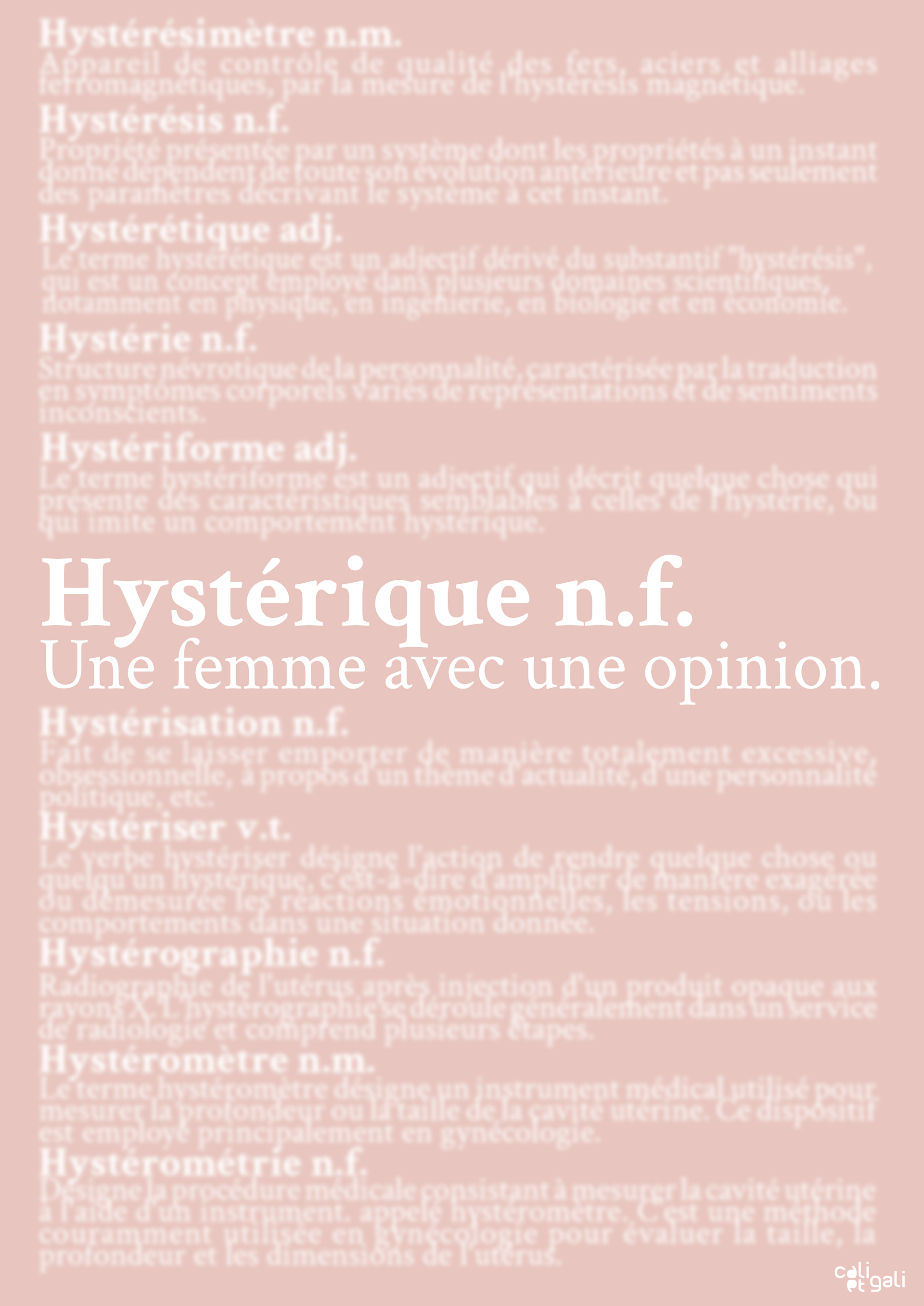 définition hystérique