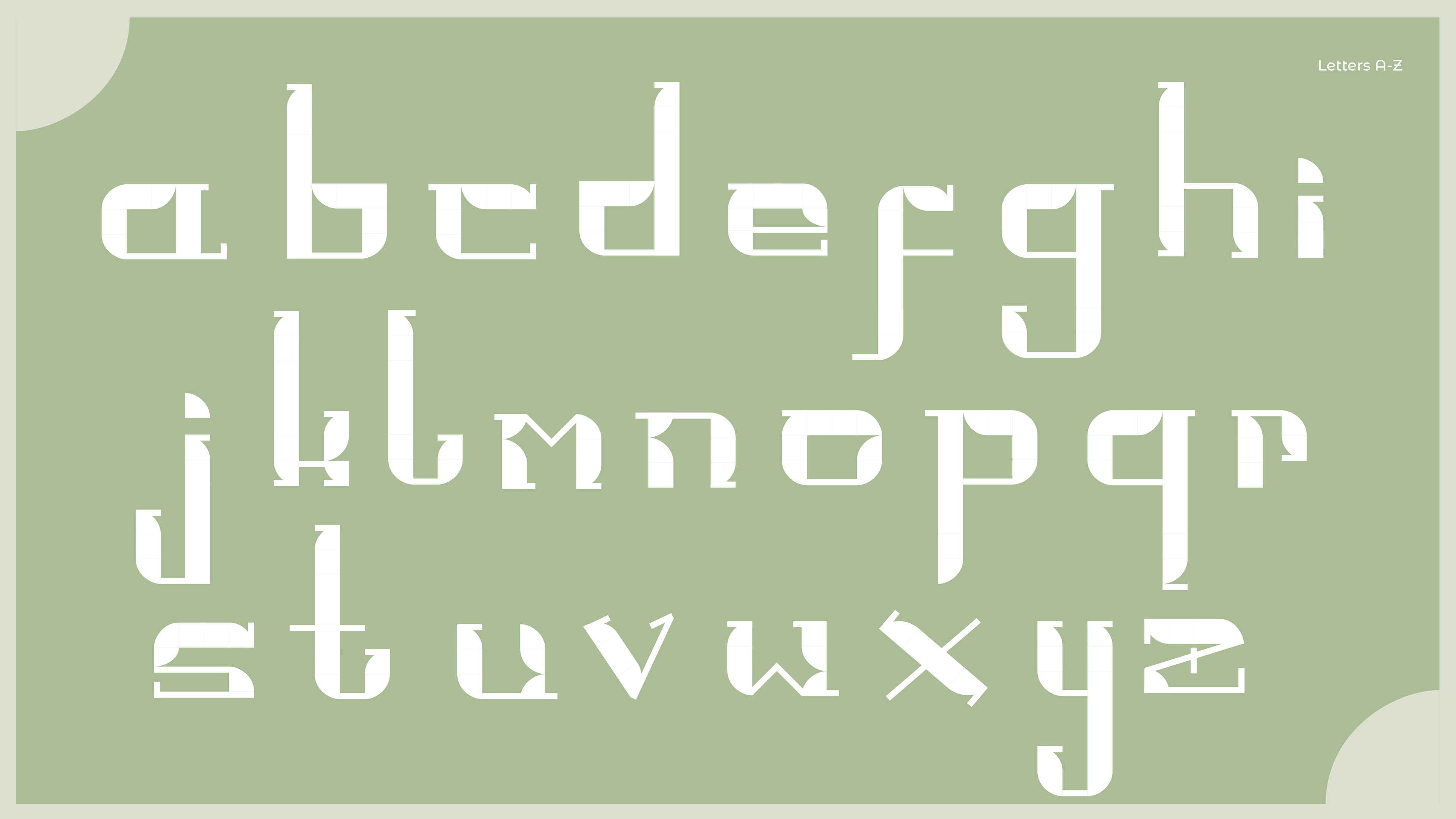 Letterforms A-Z