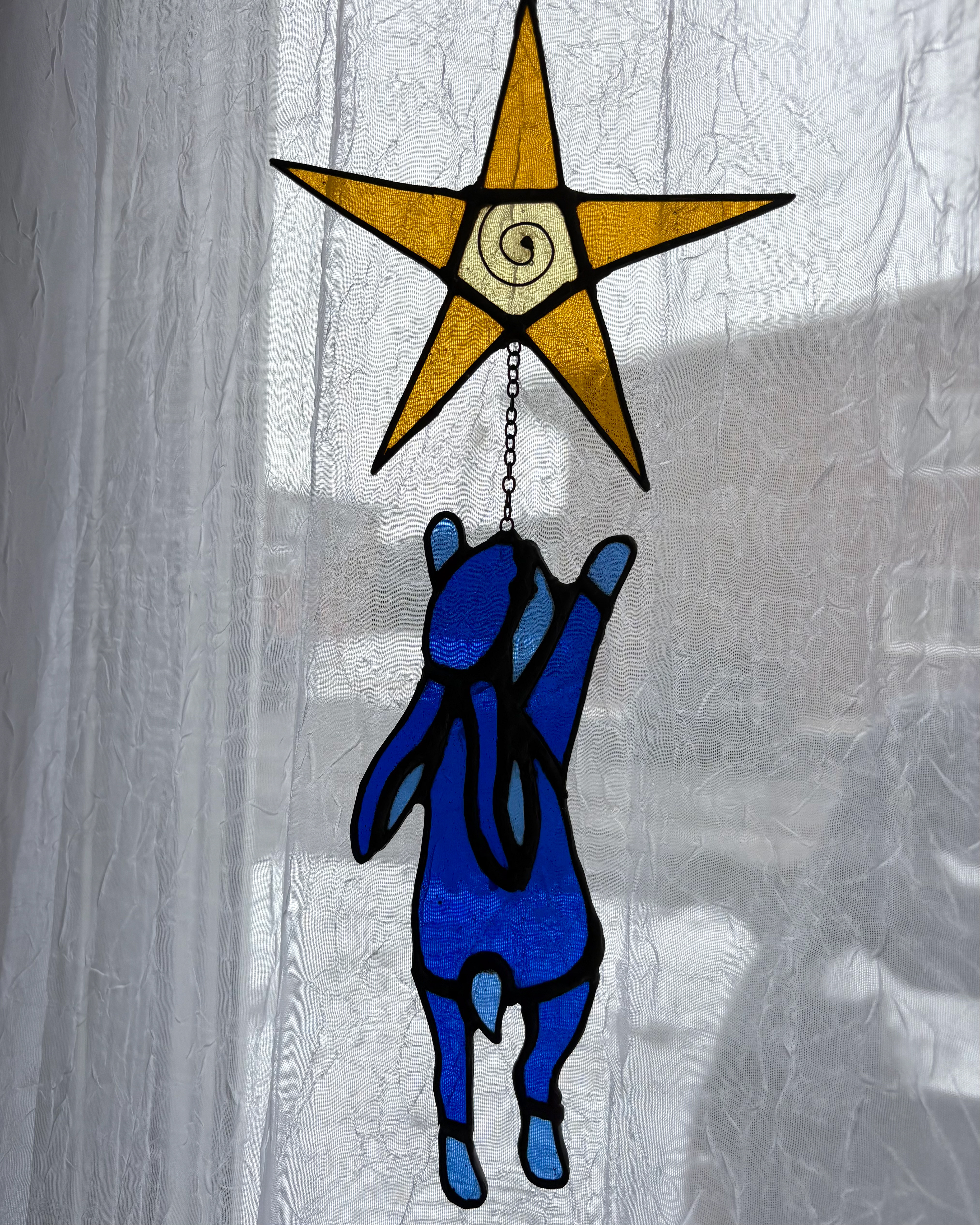 oh my lucky stars (stained glass, December 2025)