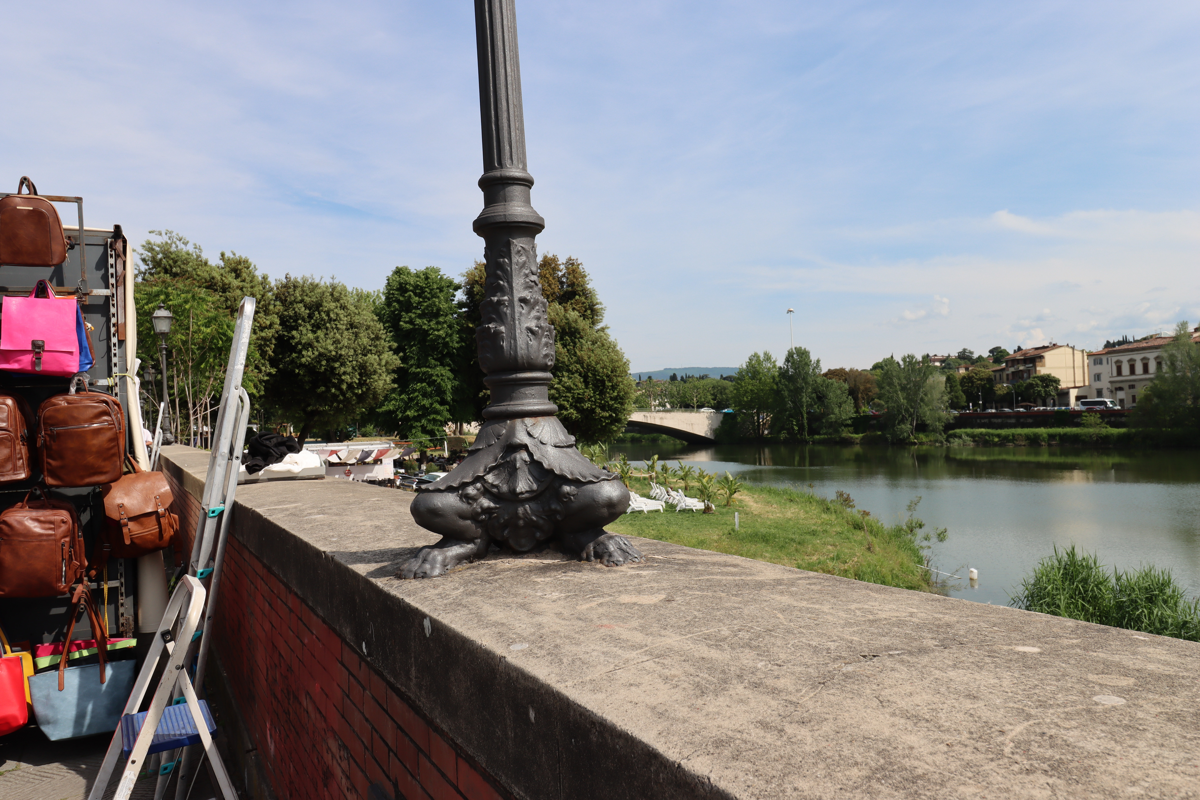 Like a frog swatting