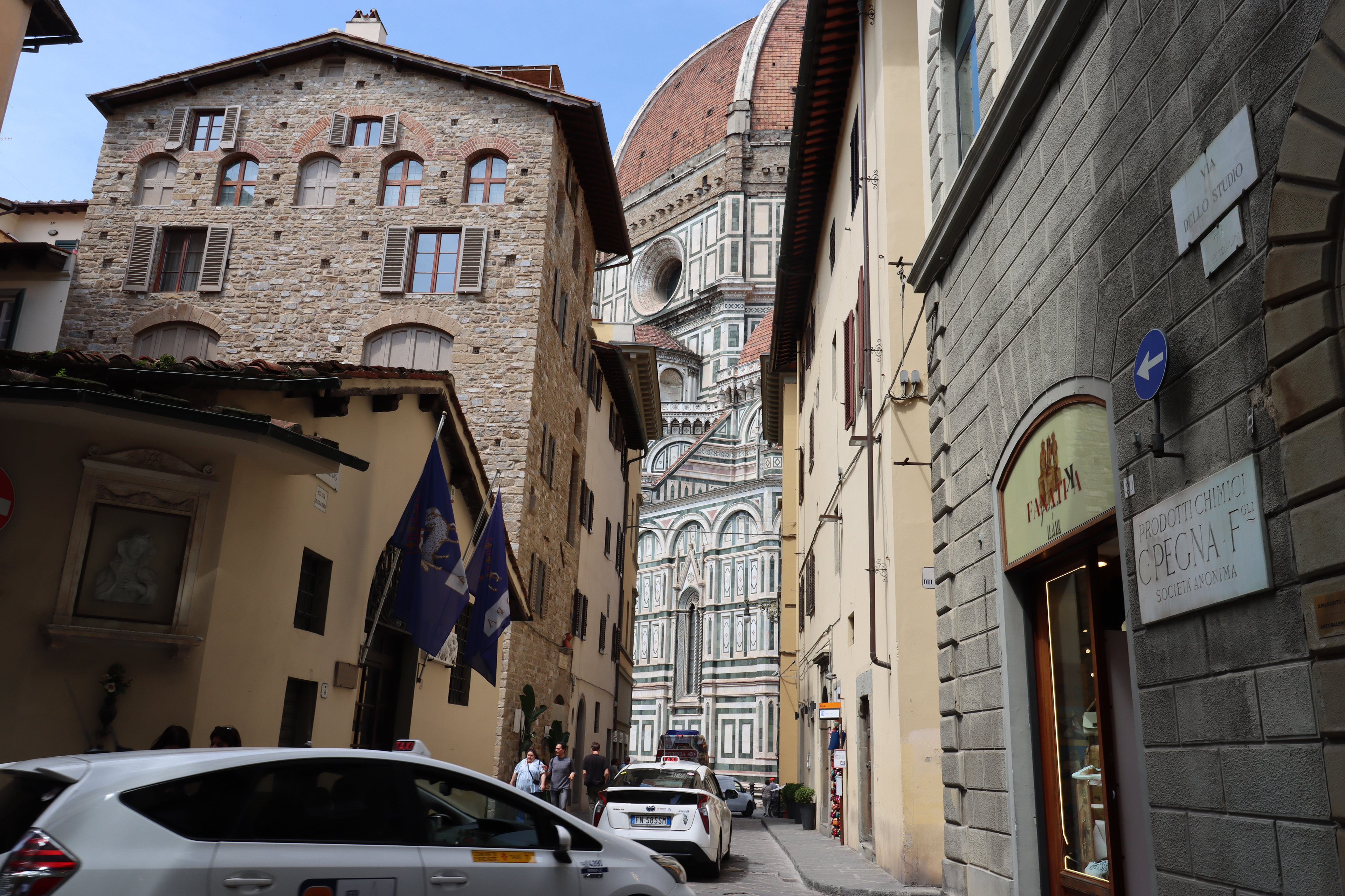 Every corner in Florence seems to have a church, painting or statue.