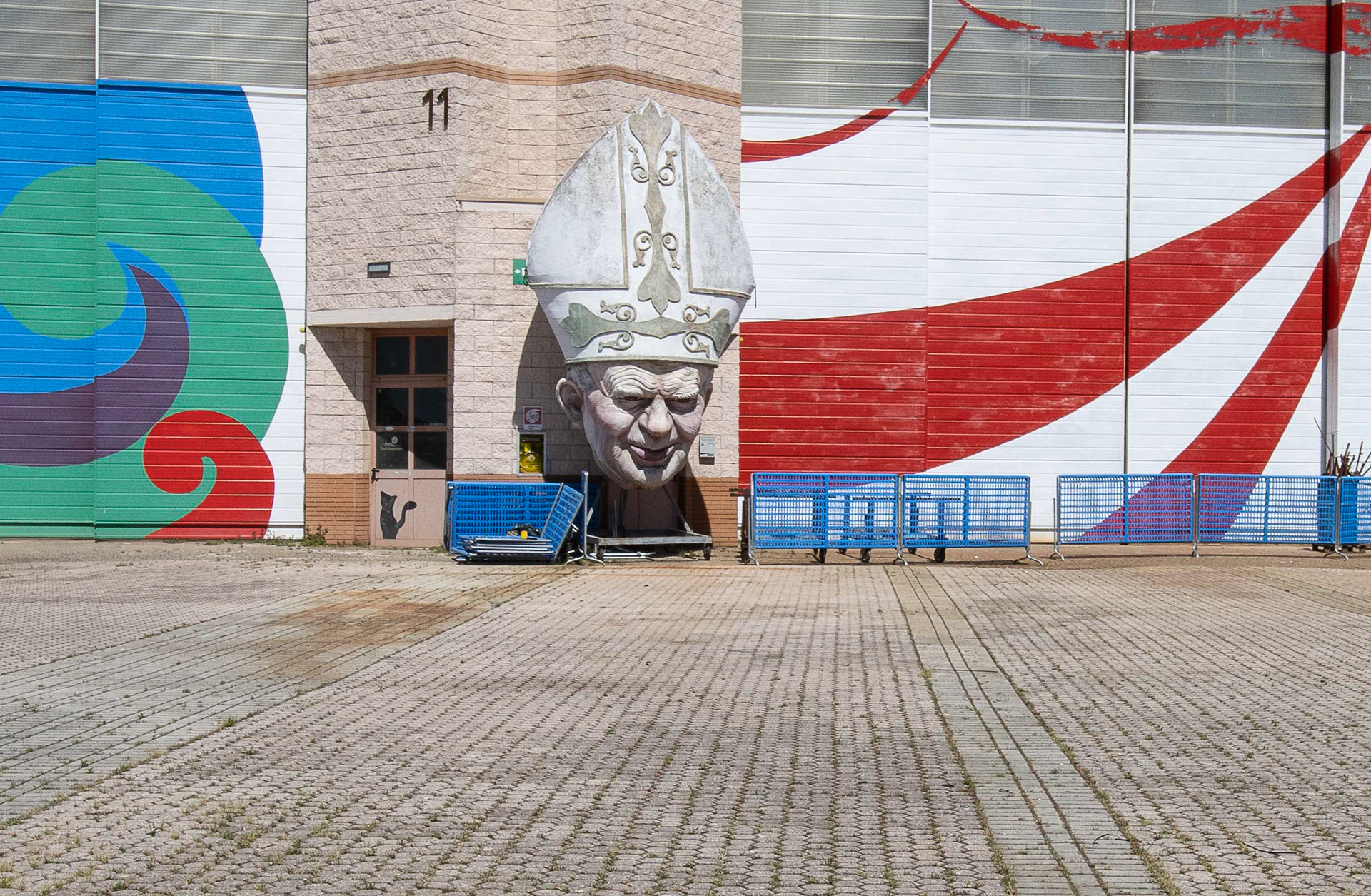 Scary looking Pope