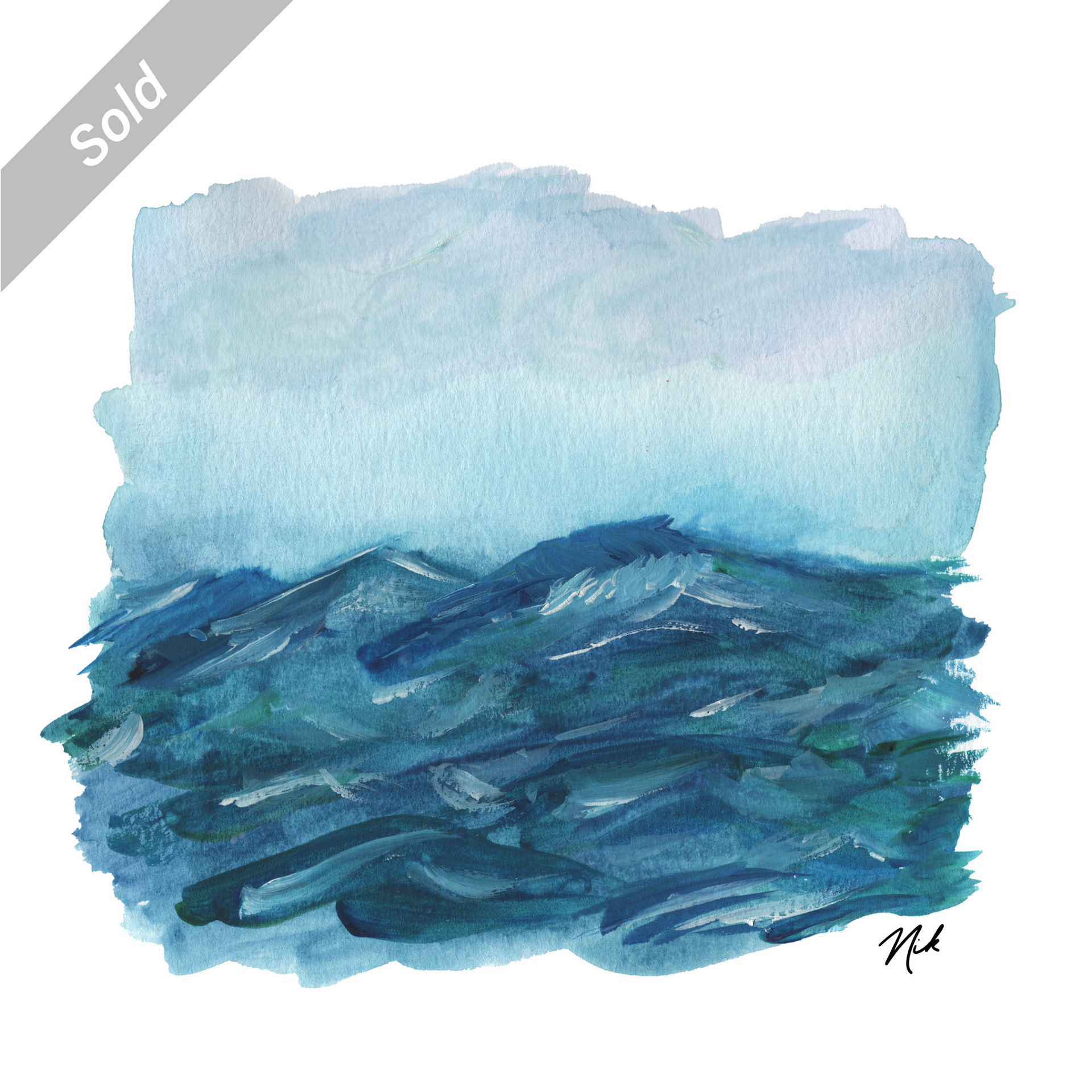 10 x 10 Watercolor on Paper