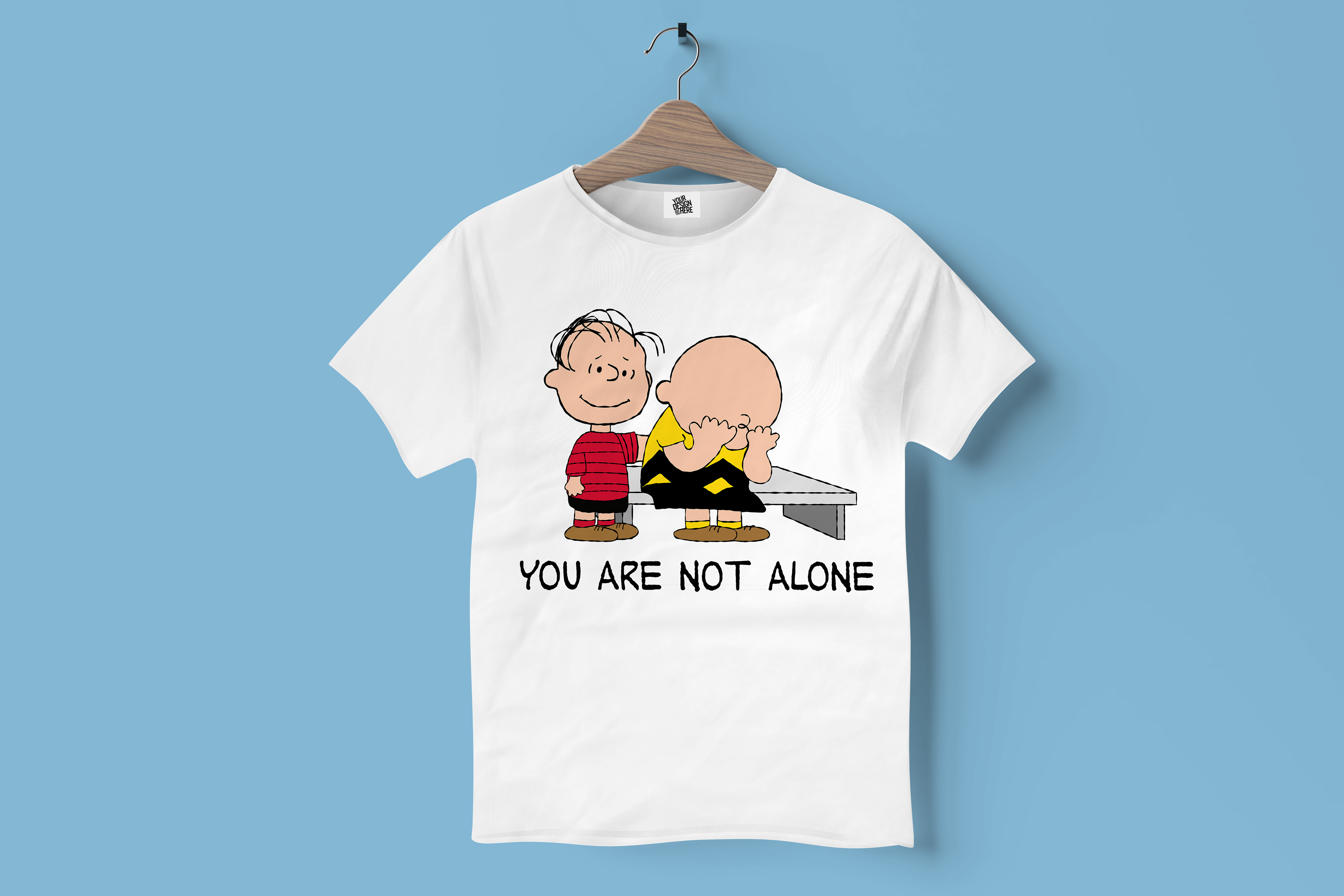 T-Shirt exemplifying theme of friendship