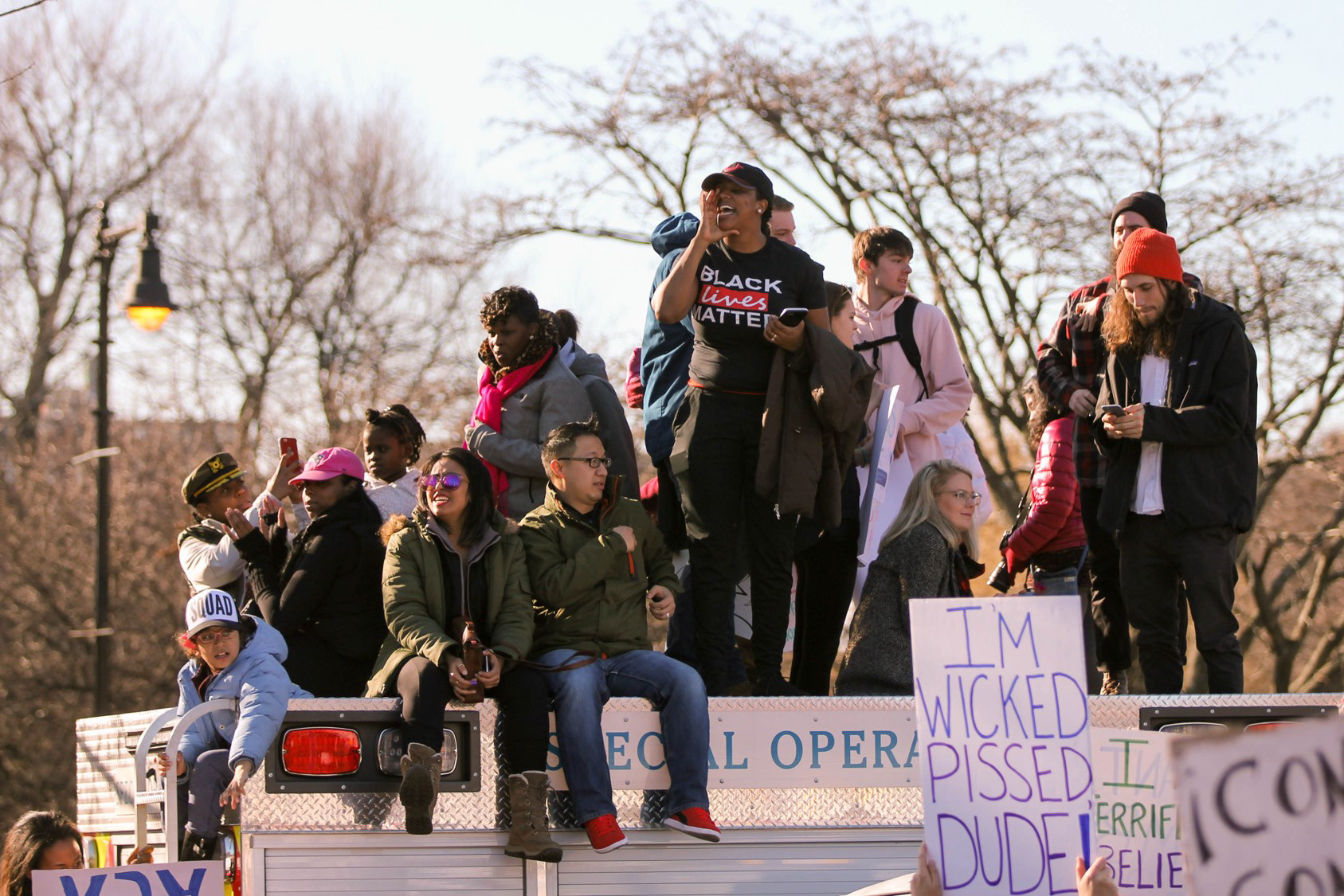 Boston Women's March, 2017