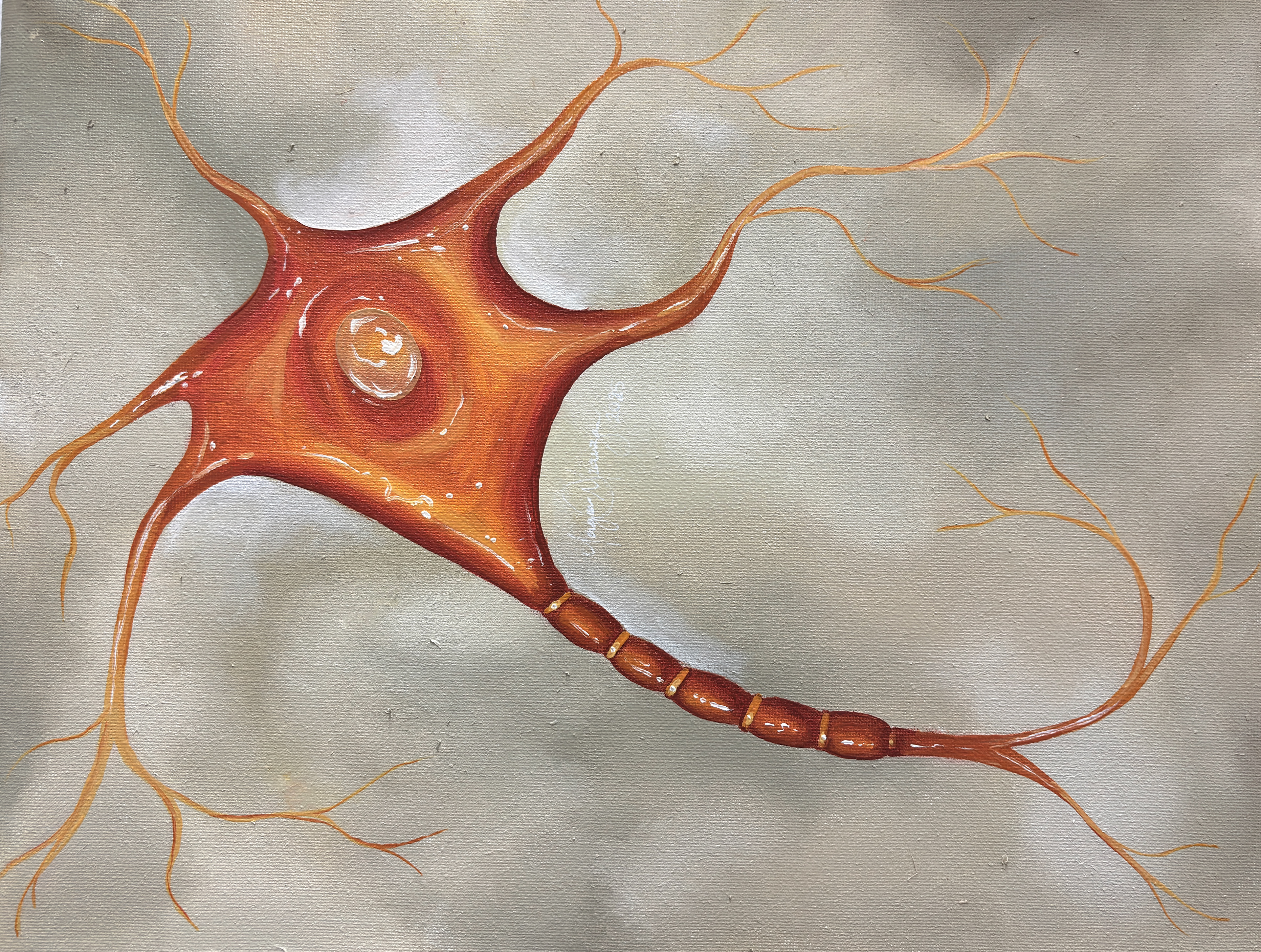 "Sensitivity" 11in x 14in oil painting