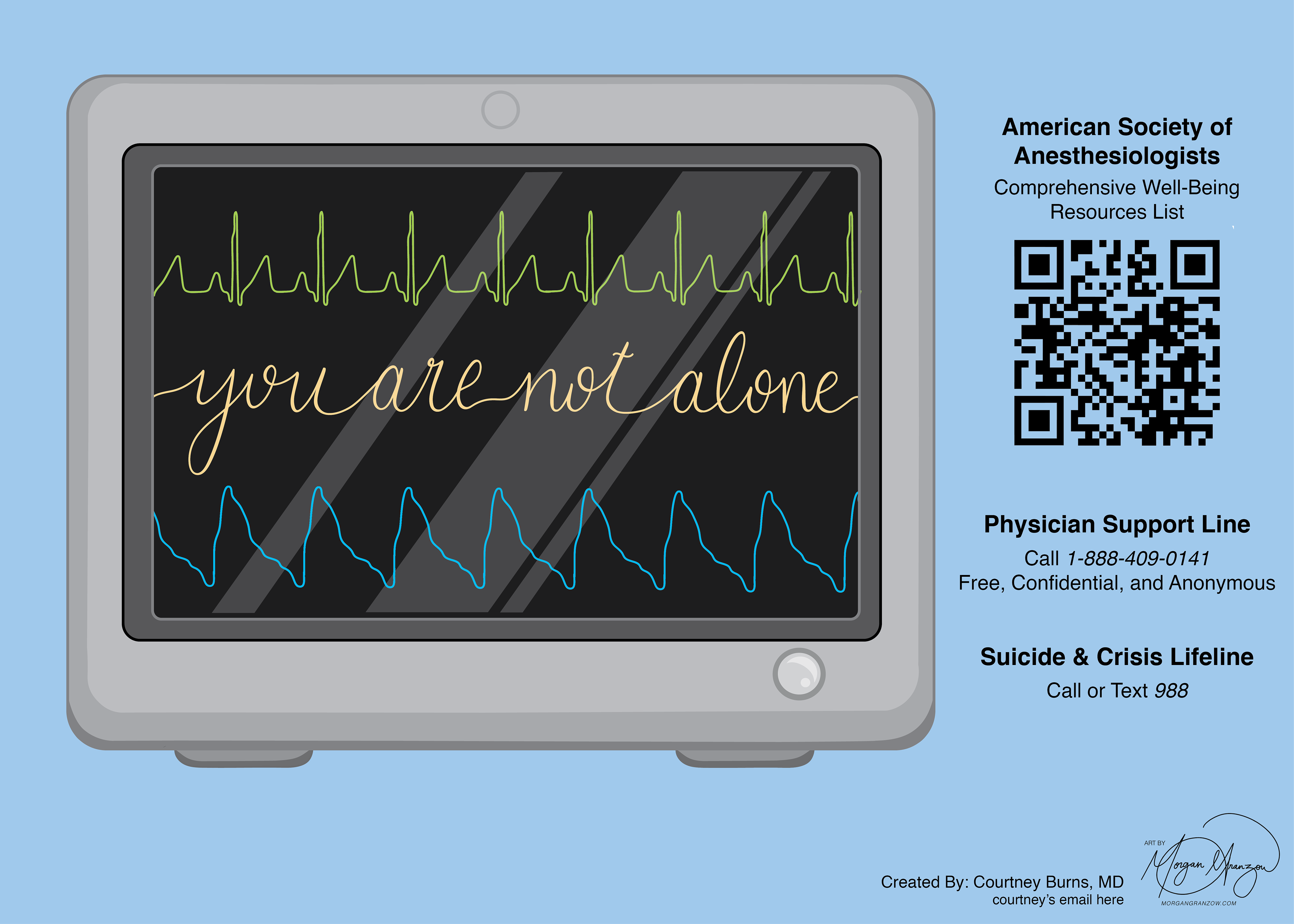 Commission for Michigan Medicine's Department of Anesthesiology to advocate for healthcare worker's wellbeing